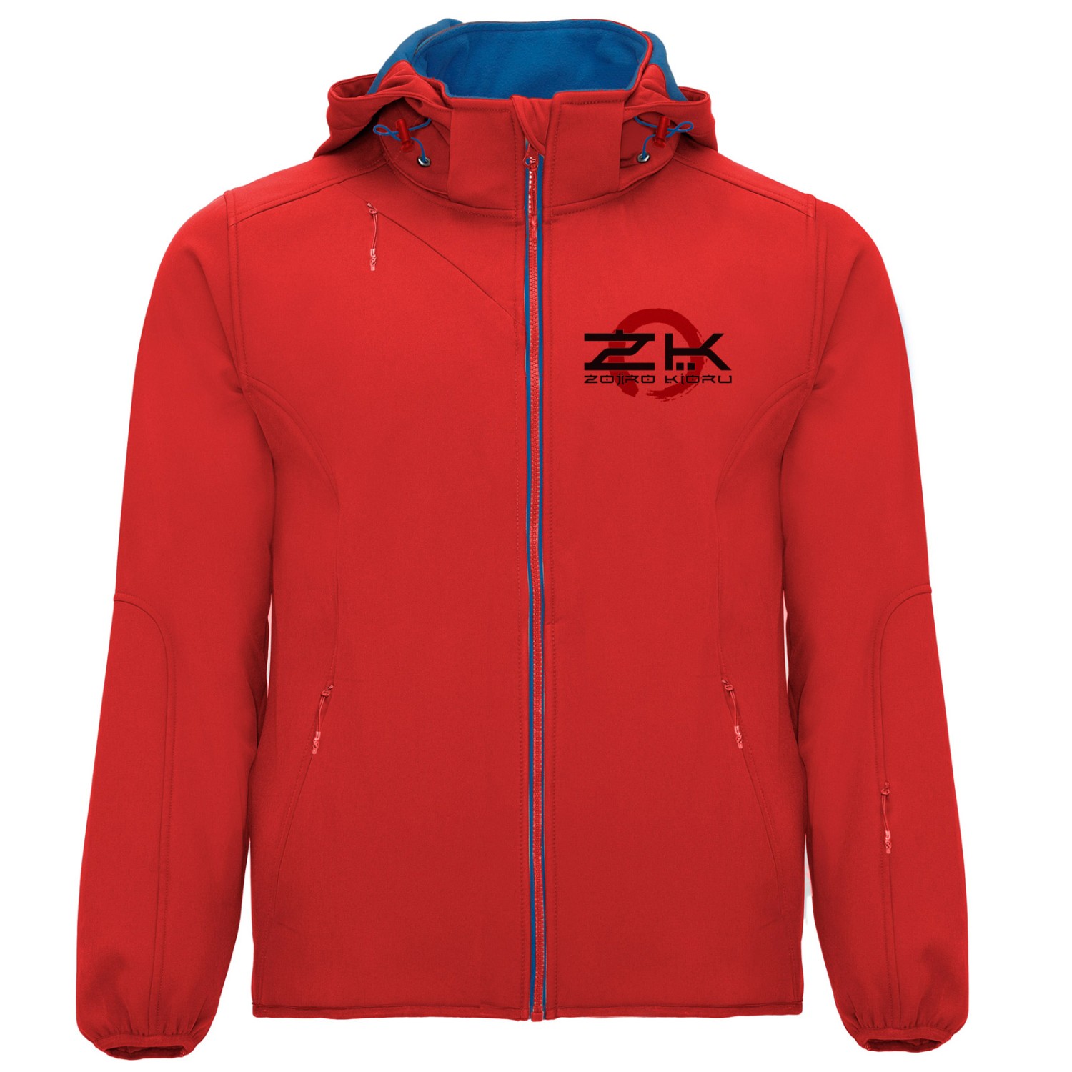 2. Foto Softshell Jacke Siberia Arbeitsjacke 2-lagig mit Kapuze (Farbe: rot Größe: 3XL)