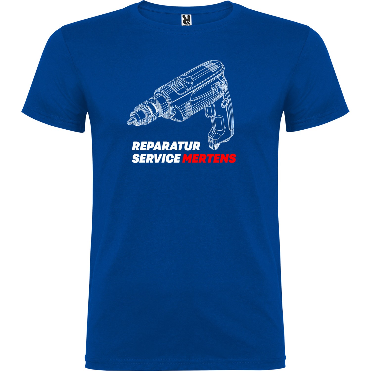 1. Foto T-Shirt BEAGLE Kurzarm Rundhals mit Druck (Farbe: royal blau Größe: 3XL)