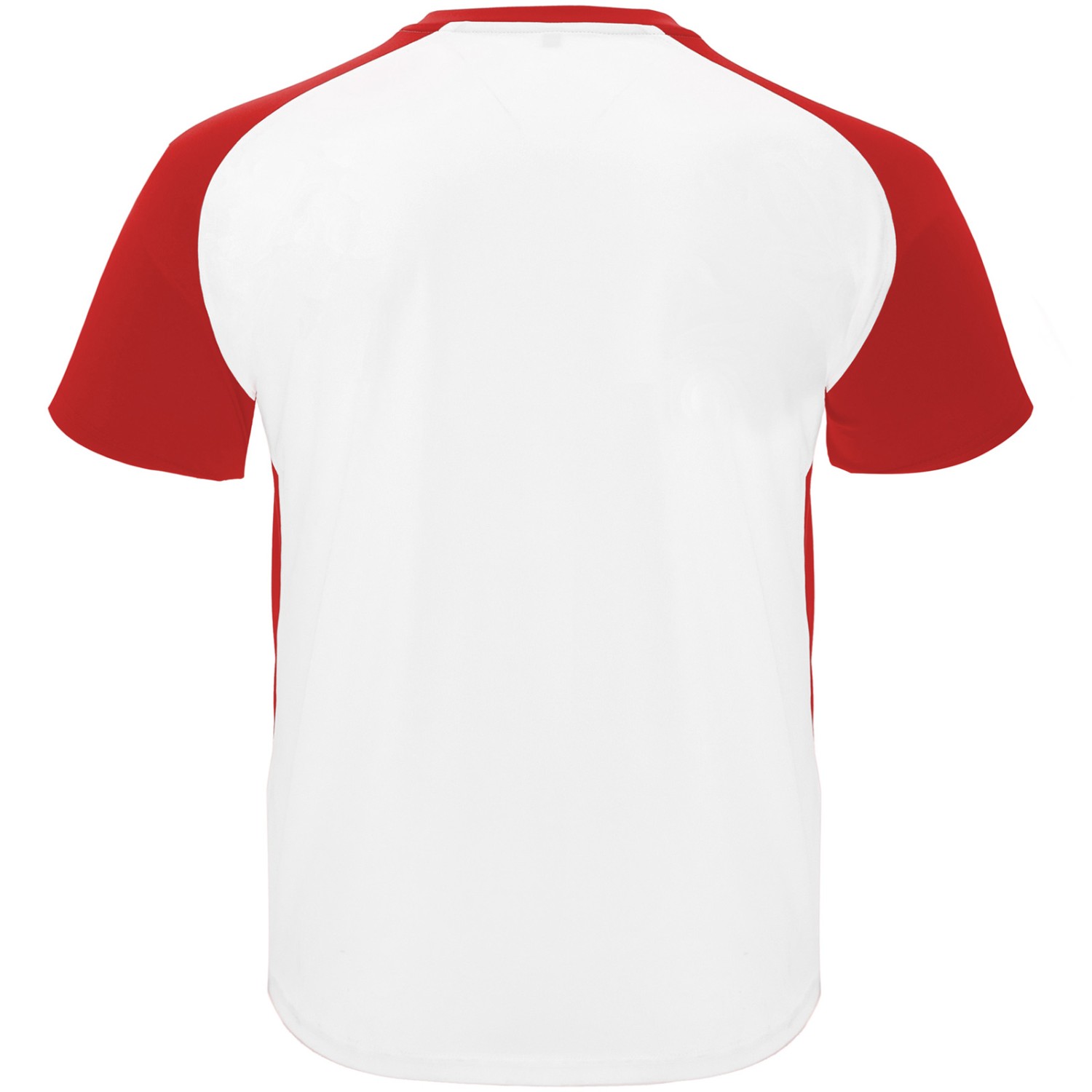 1. Foto Trikot Sportshirt BUGATTI Weiß-Rot 16 Jahre mit Druck