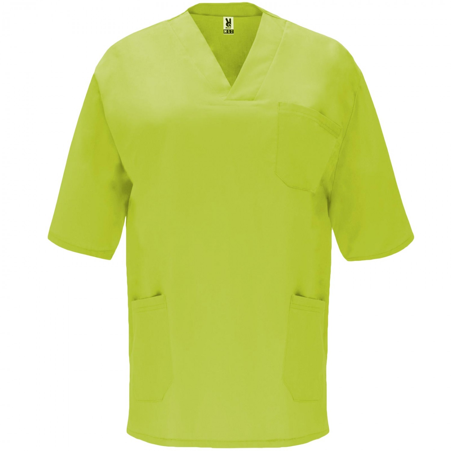 Schlupfkasack Medizin Pflege Unisex Hemd Jacke (Farbe: pistazie Größe: L)