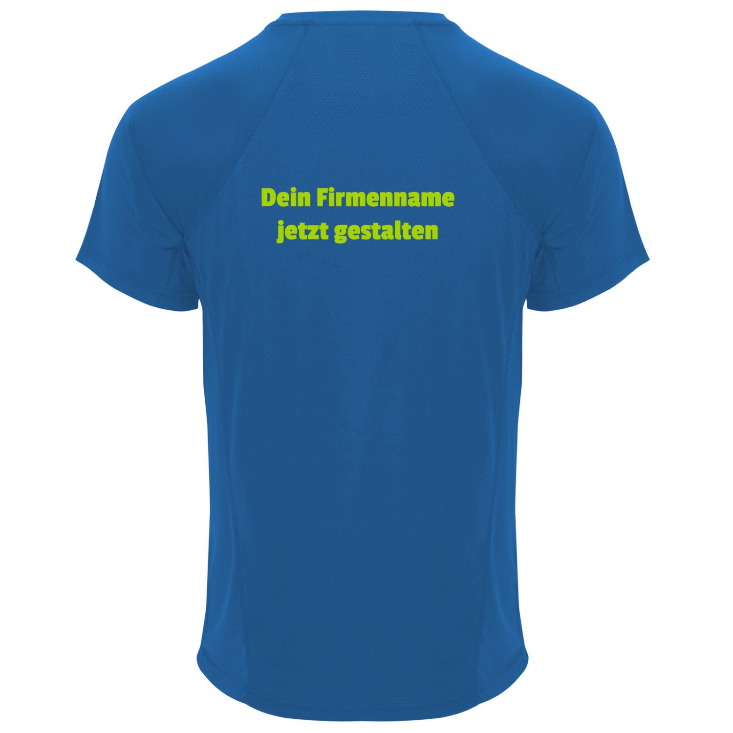 1. Foto Funktions-T-Shirt MONACO leicht für Beruf Sport Freizeit mit Druck (Farbe: blau Größe: 3XL)