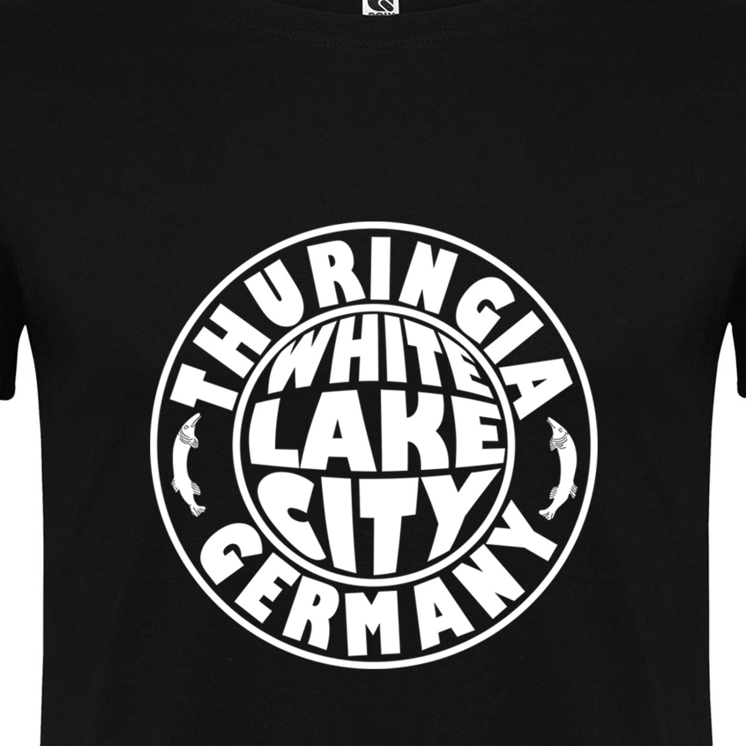 1. Foto T-Shirt WLC White Lake City schwarz in Größe: 4XL