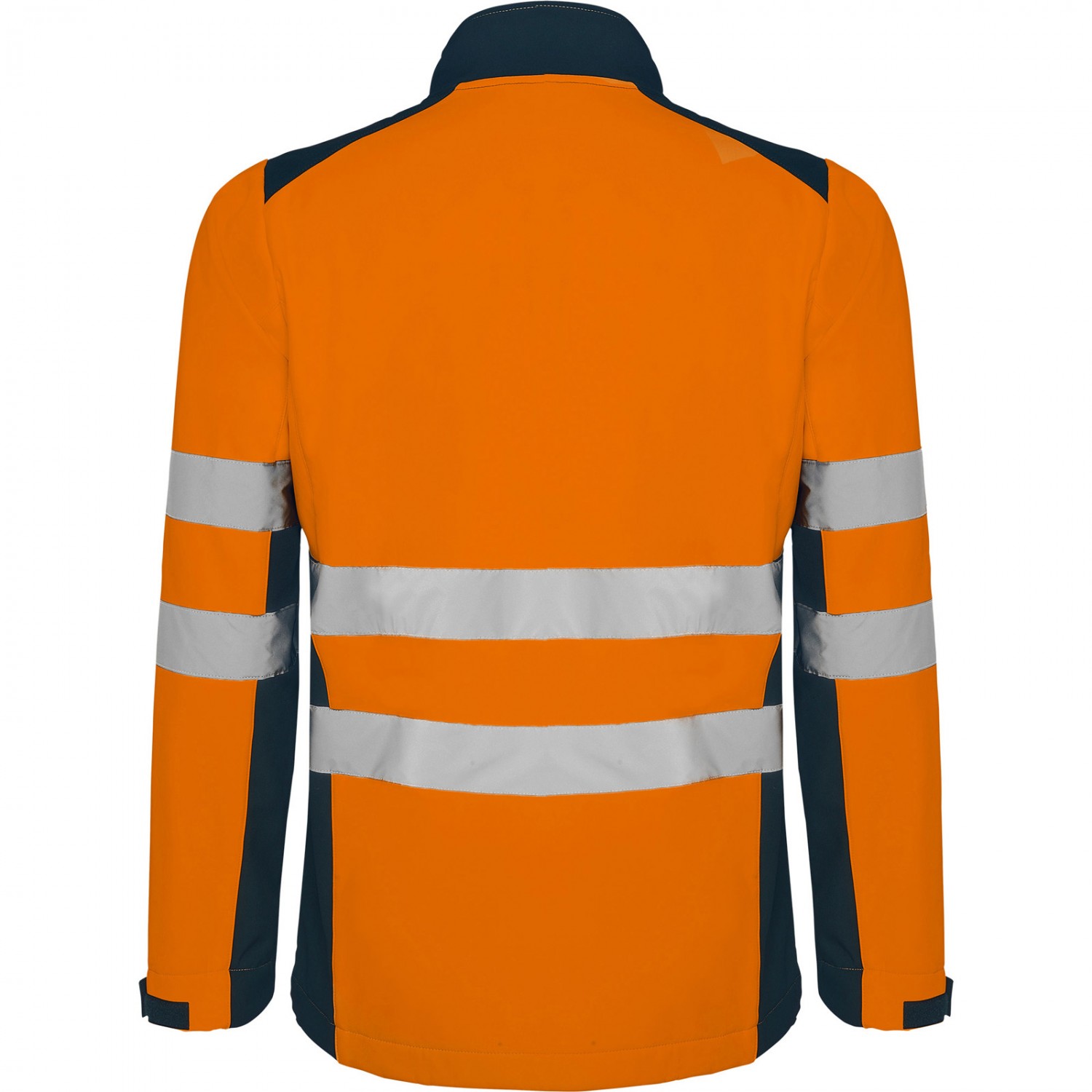 1. Foto Jacke Arbeitsjacke orange HI VIZ ANTARES Softshell auch mit Druck (Größe: M)