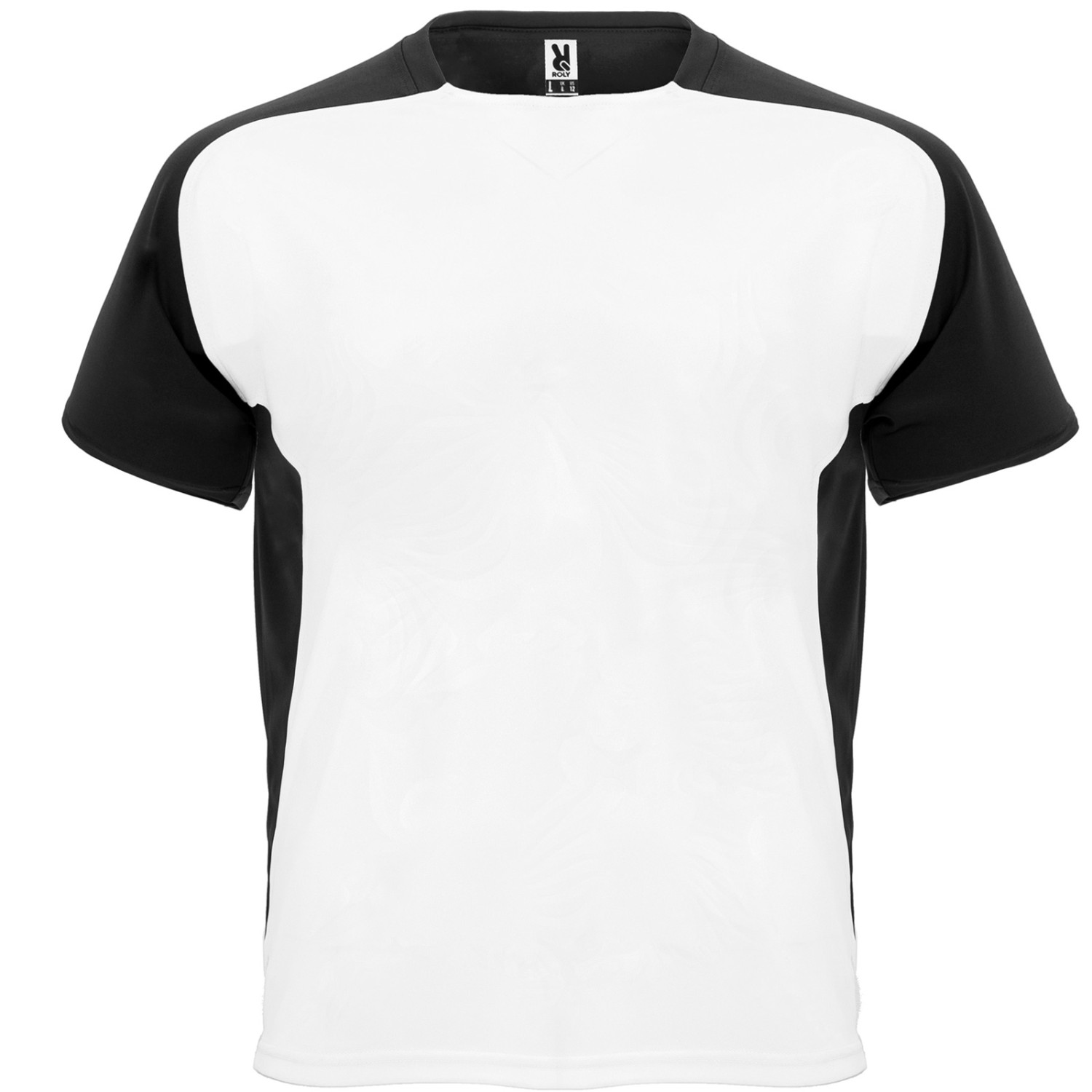0. Foto Trikot Sportshirt BUGATTI Weiß-Schwarz Größe XL mit Druck