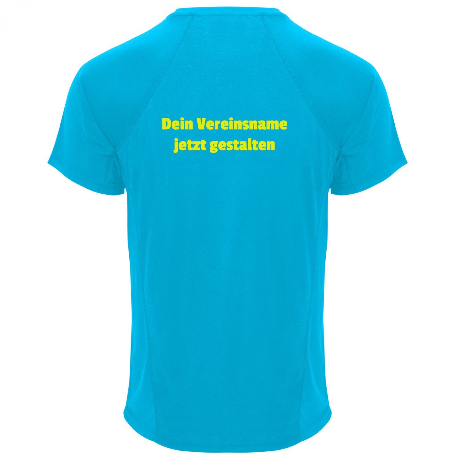 1. Foto Funktions-T-Shirt MONACO leicht für Beruf Sport Freizeit mit Druck (Farbe: türkis Größe: 3XL)