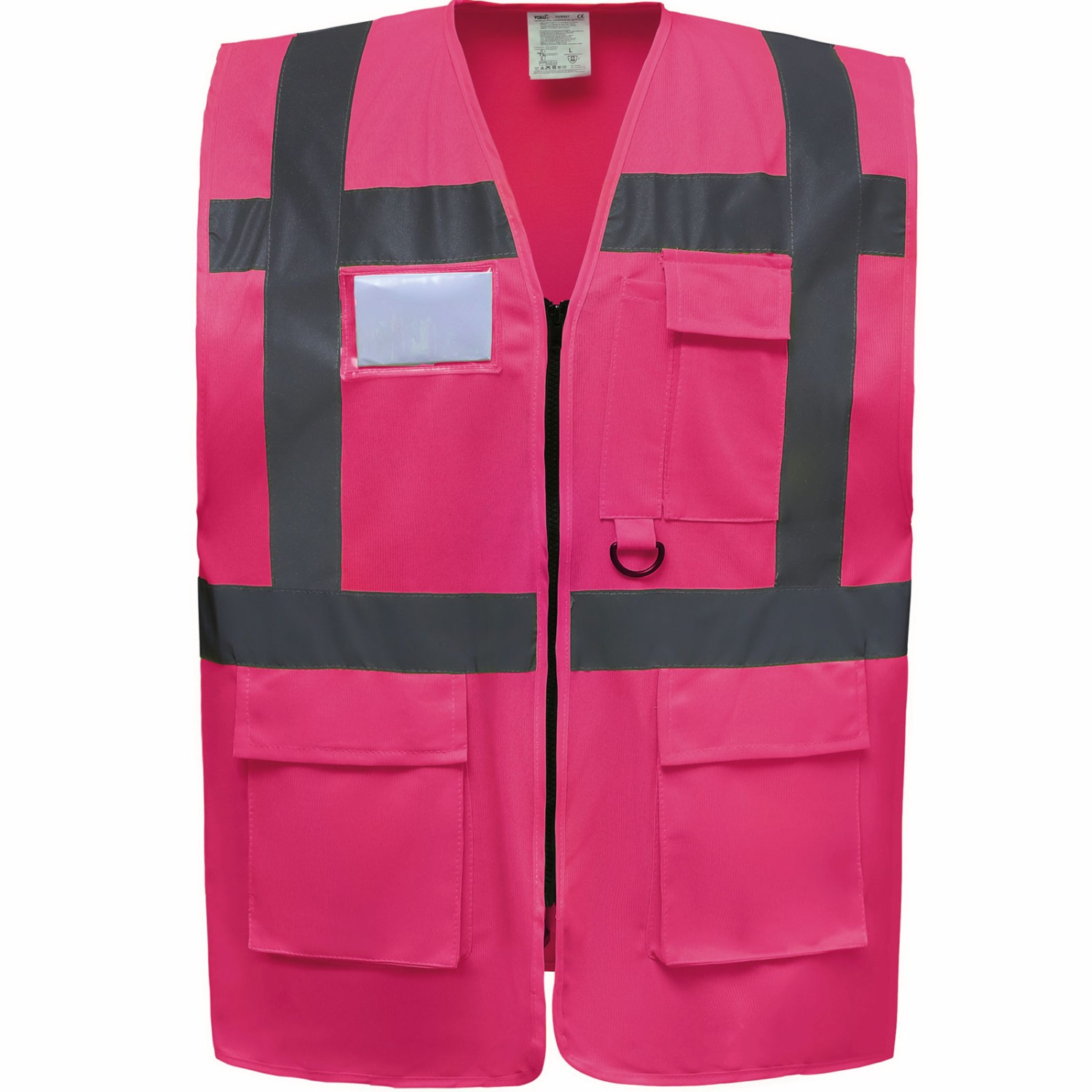 2. Foto Weste JGA Warnweste BRAUT Junggesellenabschied Hochzeit mit Taschen Größe 3XL