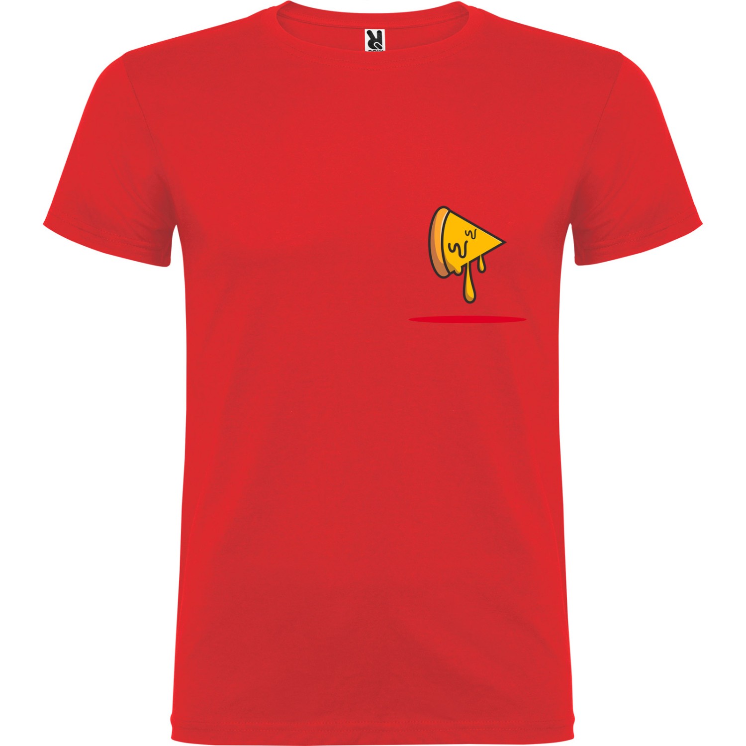2. Foto T-Shirt BEAGLE Kurzarm Rundhals mit Druck (Farbe: rot Größe: M)