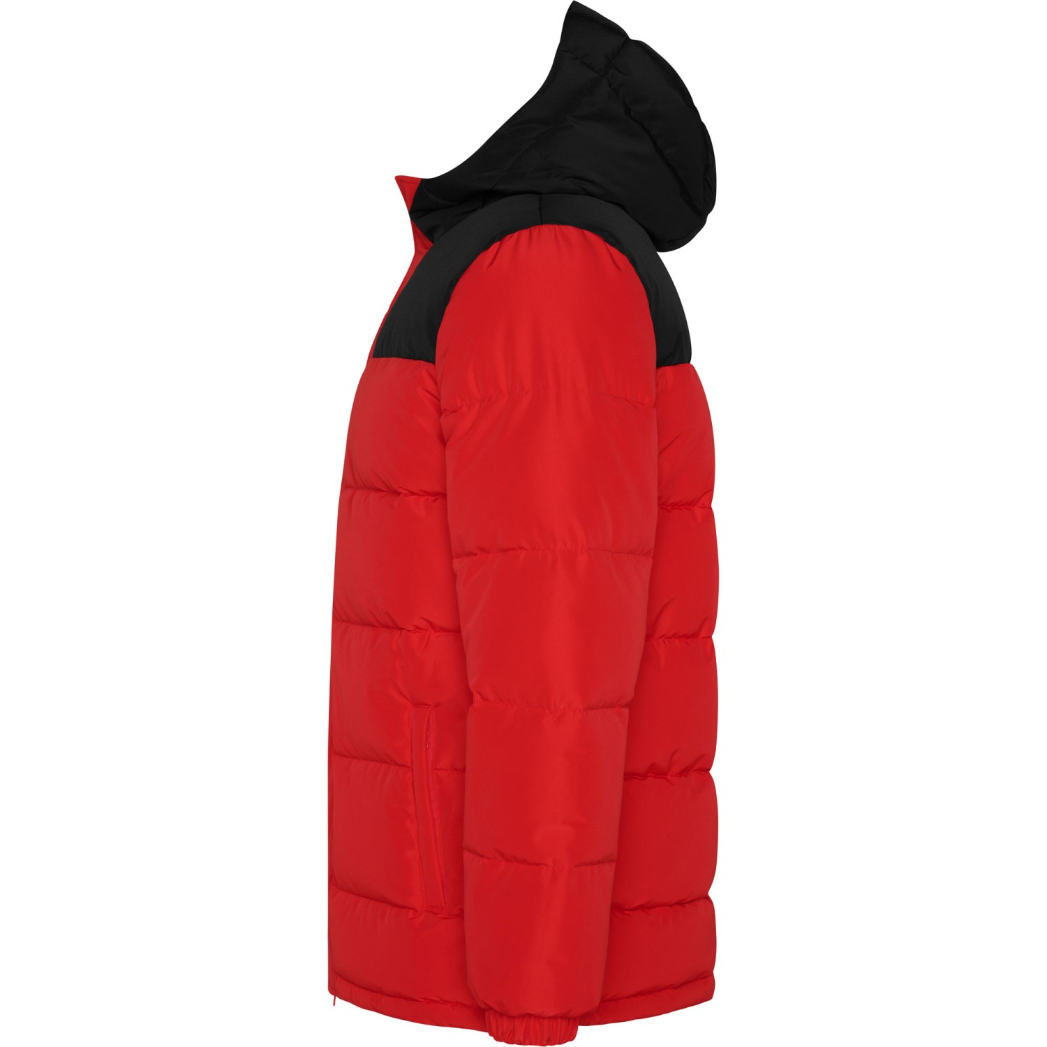 2. Foto Jacke TALLIN gepolsterte Winterjacke mit Druck (Farbe: Rot-Schwarz Größe: XL)