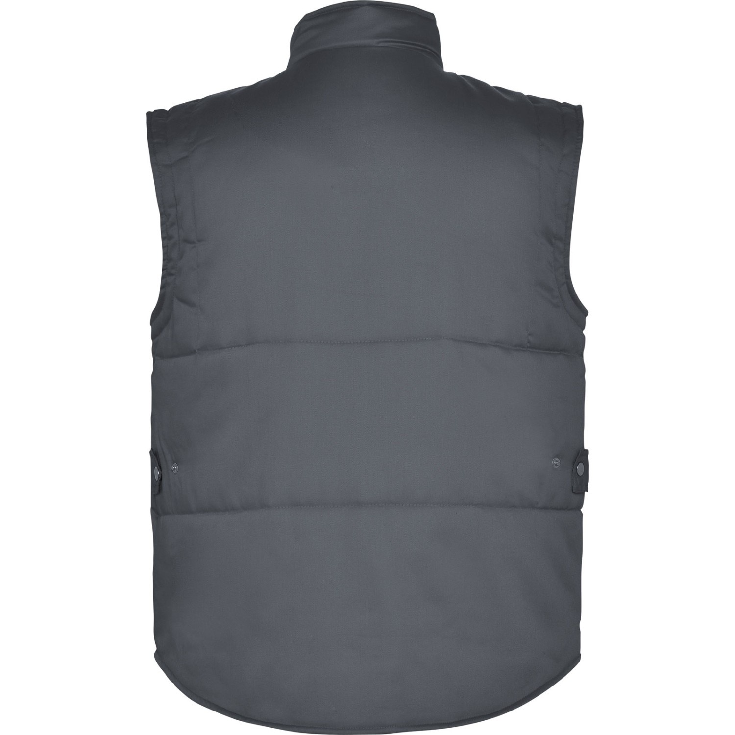 1. Foto Weste ALMANZOR Grau Arbeitsweste warm Größe XXL mit Druck