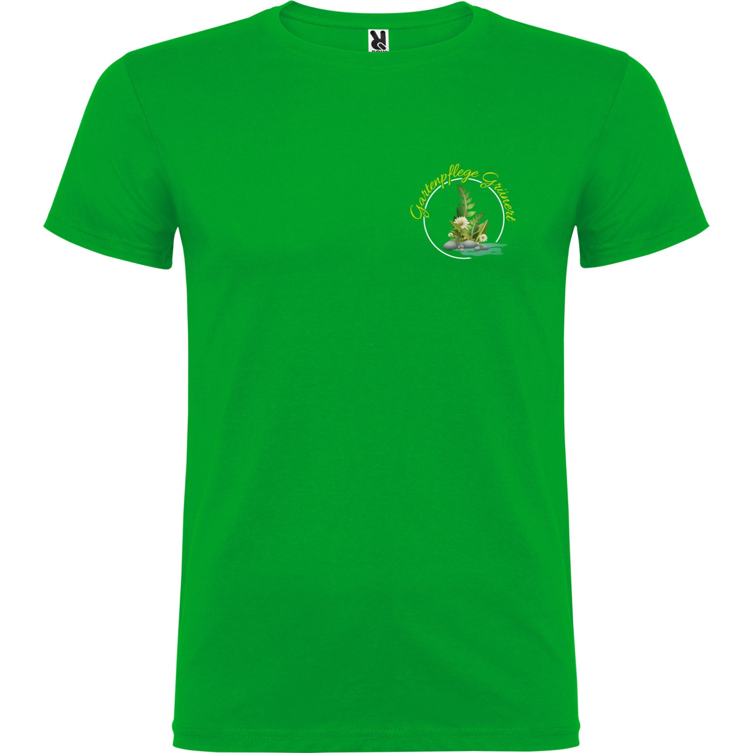 2. Foto T-Shirt BEAGLE Kurzarm Rundhals mit Druck (Farbe: grasgrün Größe: XL)