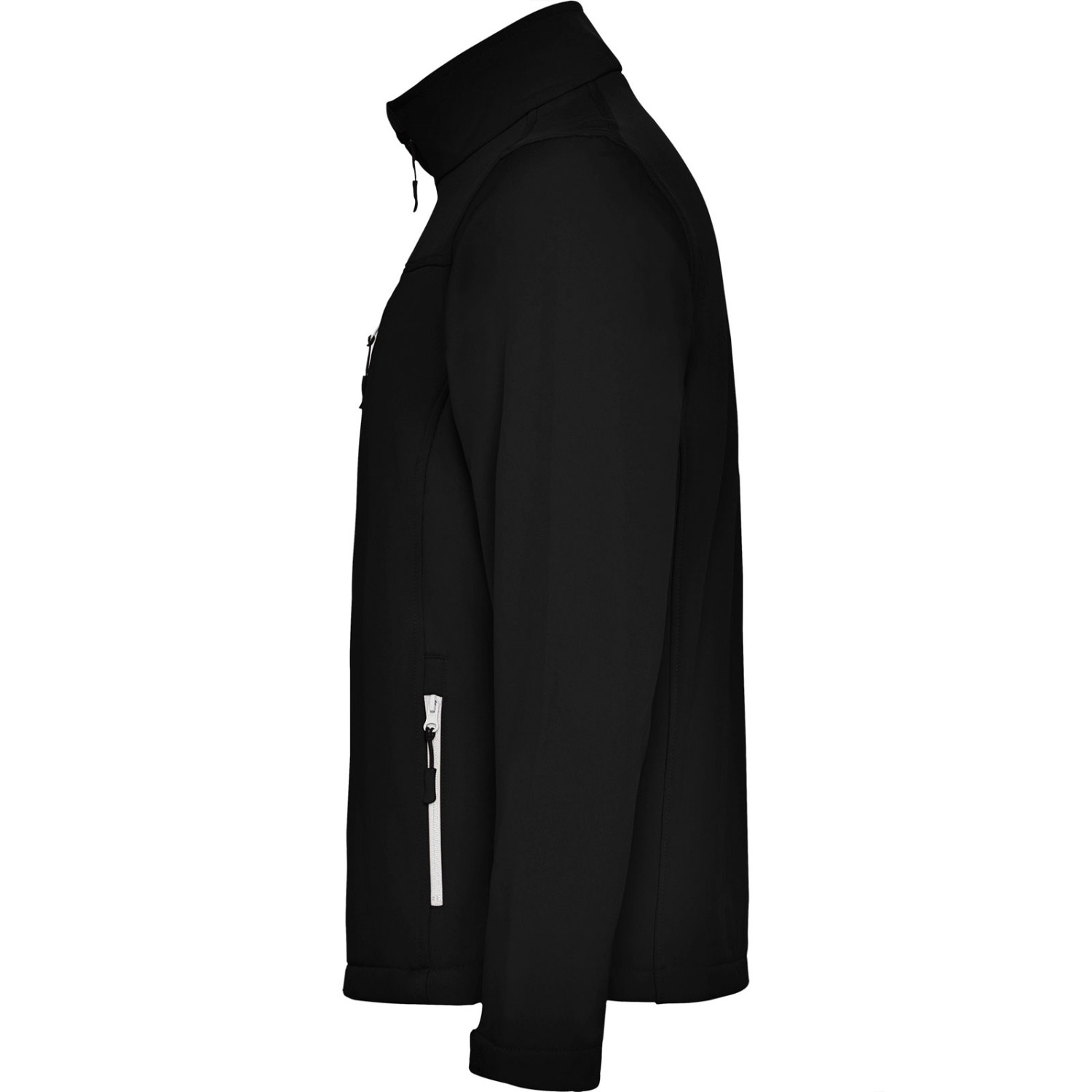 2. Foto Softshell Jacke ANTARTIDA Schwarz XXL Arbeitsjacke mit Logo Text bedrucken