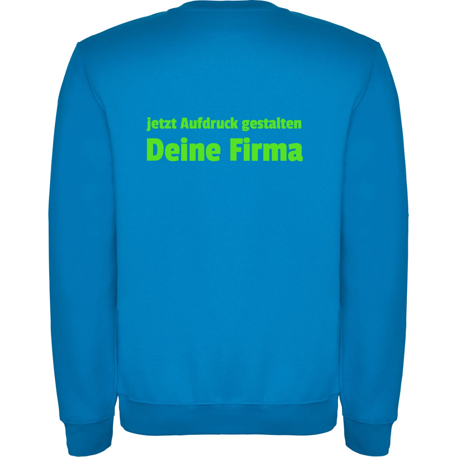 1. Foto Sweatshirt CLASICA Pullover mit Logo Druck (Farbe: ozeanblau Größe: XXL)