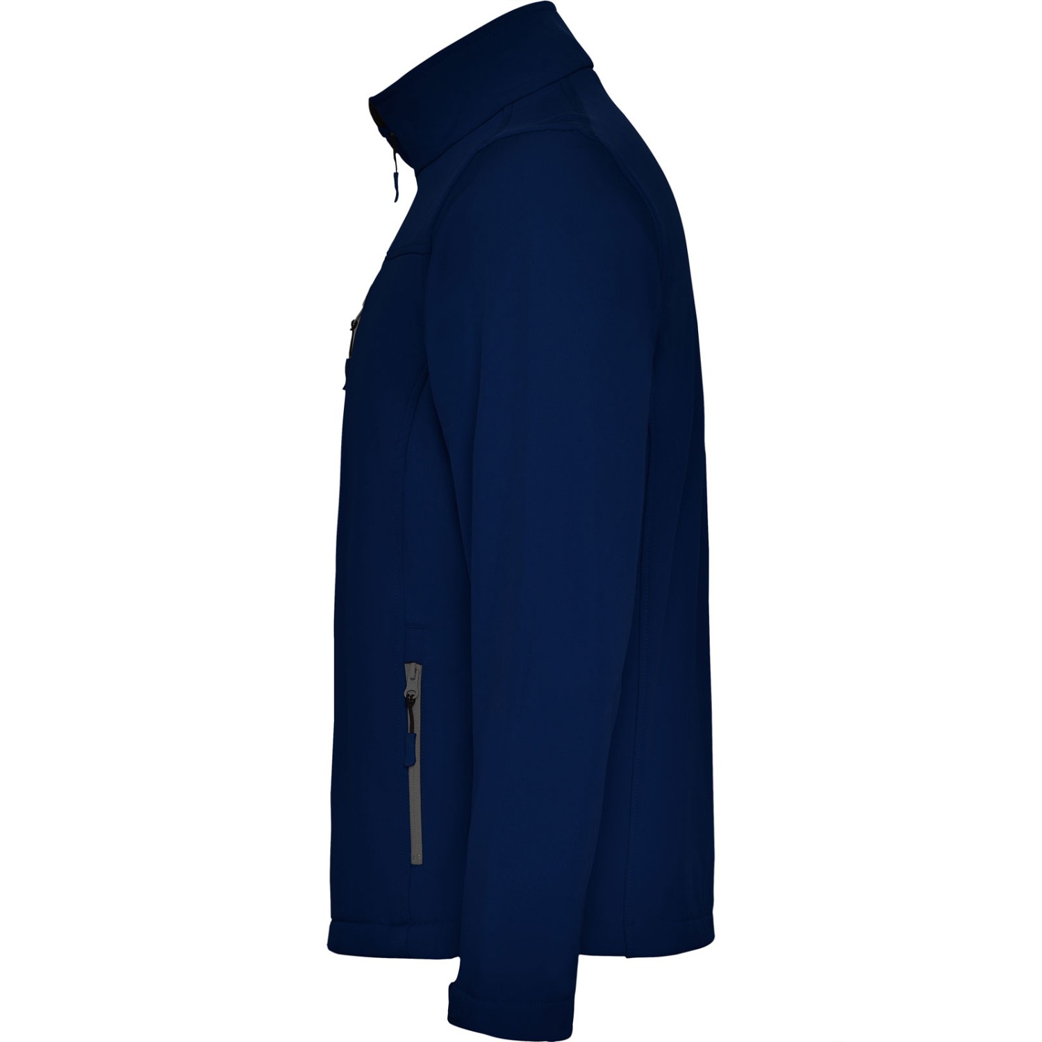 2. Foto Softshell Jacke ANTARTIDA Navyblau M Arbeitsjacke mit Logo Text bedrucken