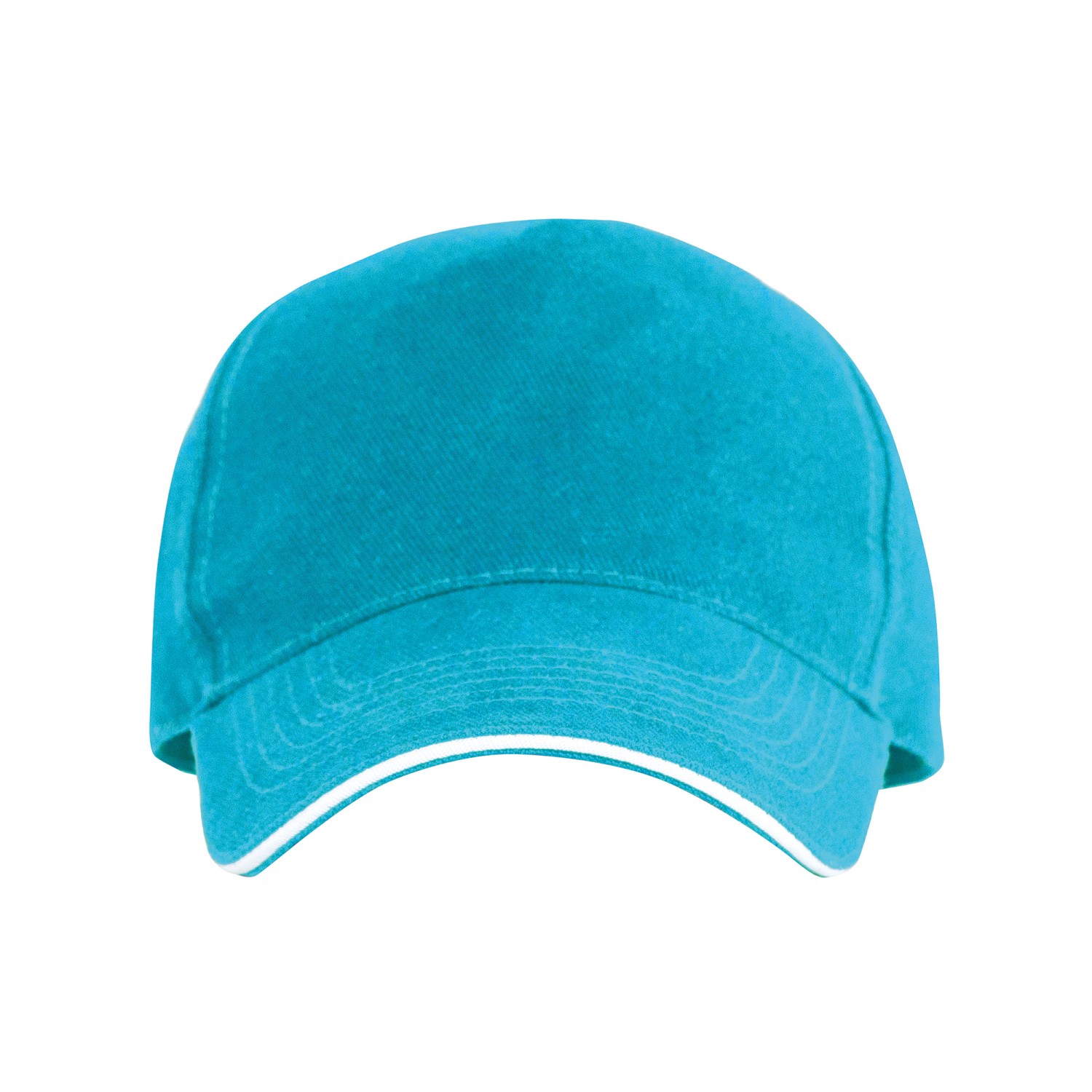 Basecap Hellblau ERIS 5-Panel Cap Mütze mit Druck