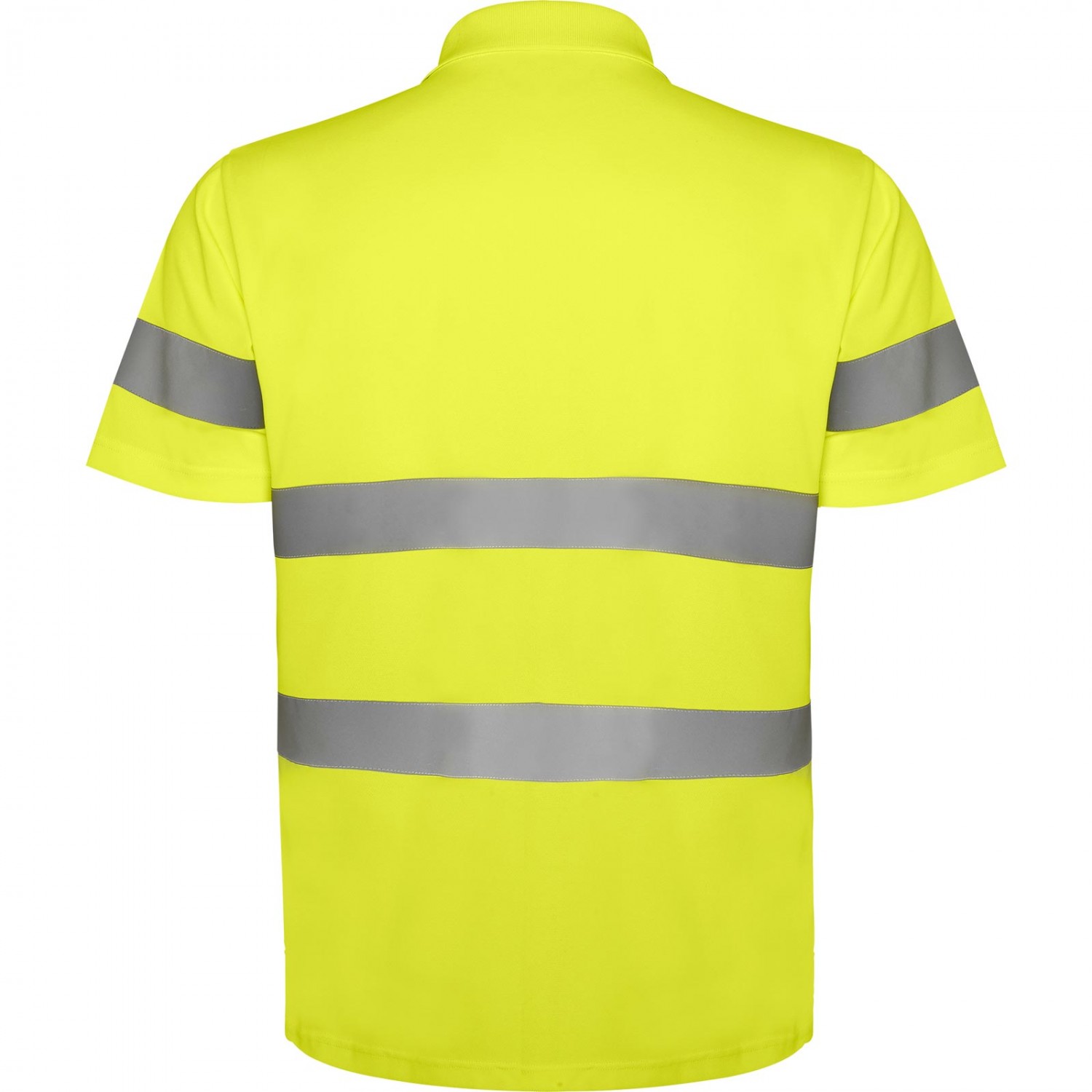 1. Foto Polo Shirt HI VIZ POLARIS leuchtend gelb Reflektorstreifen (Größe: 3XL)