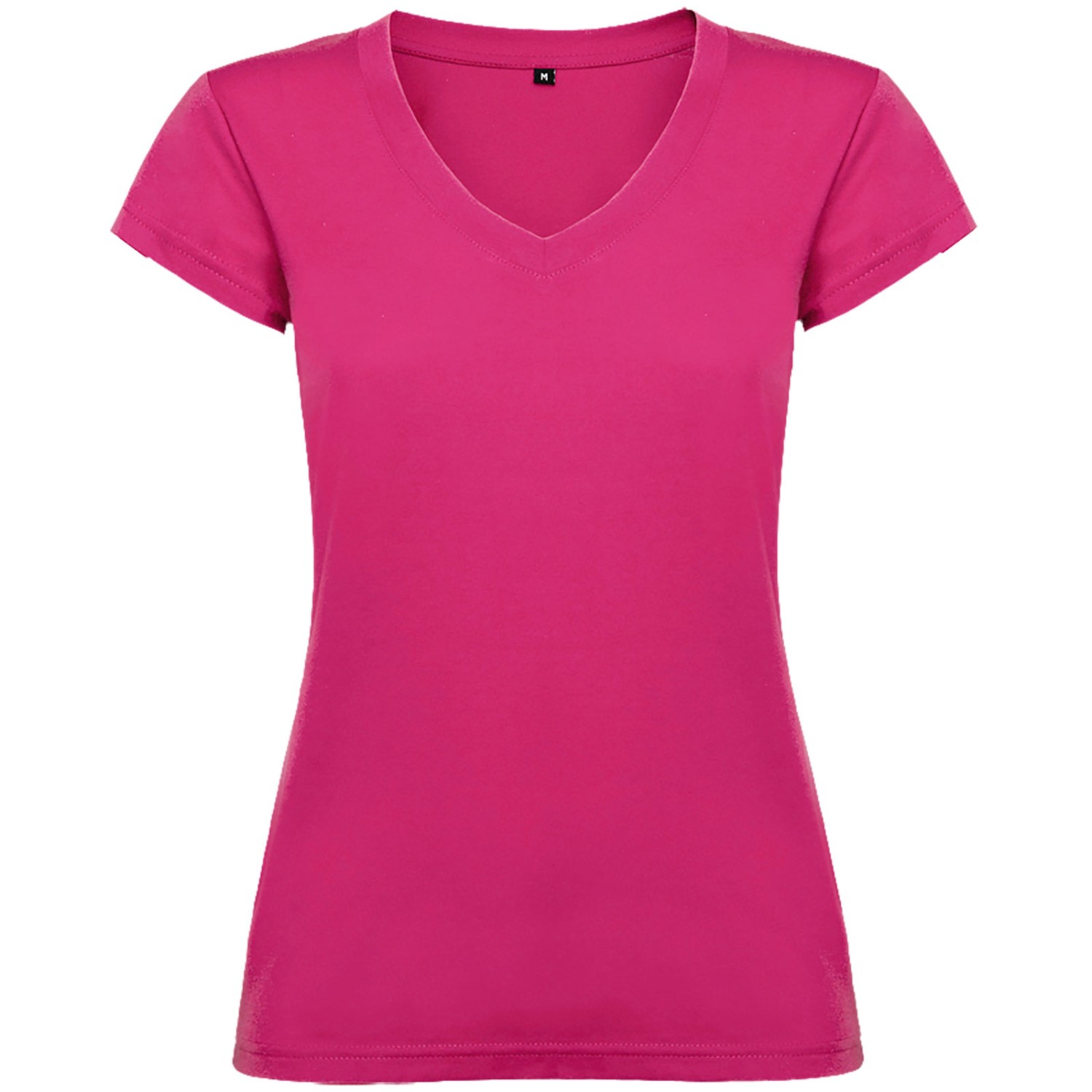 Shirt VICTORIA V-Ausschnitt Ladies mit Druck (Farbe: Grün Größe: S) Pink