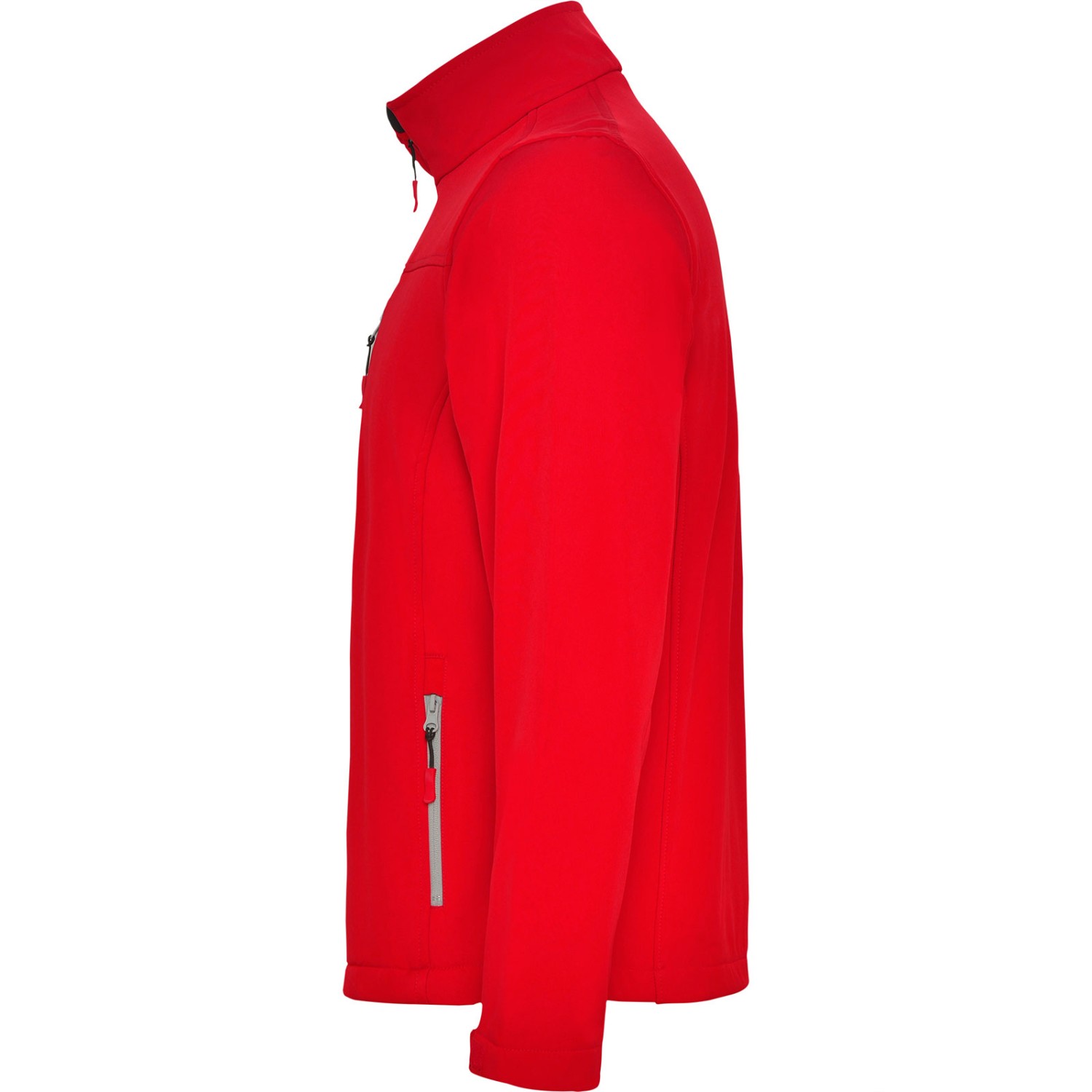 2. Foto Softshell Jacke ANTARTIDA Rot S Arbeitsjacke mit Logo Text Druck