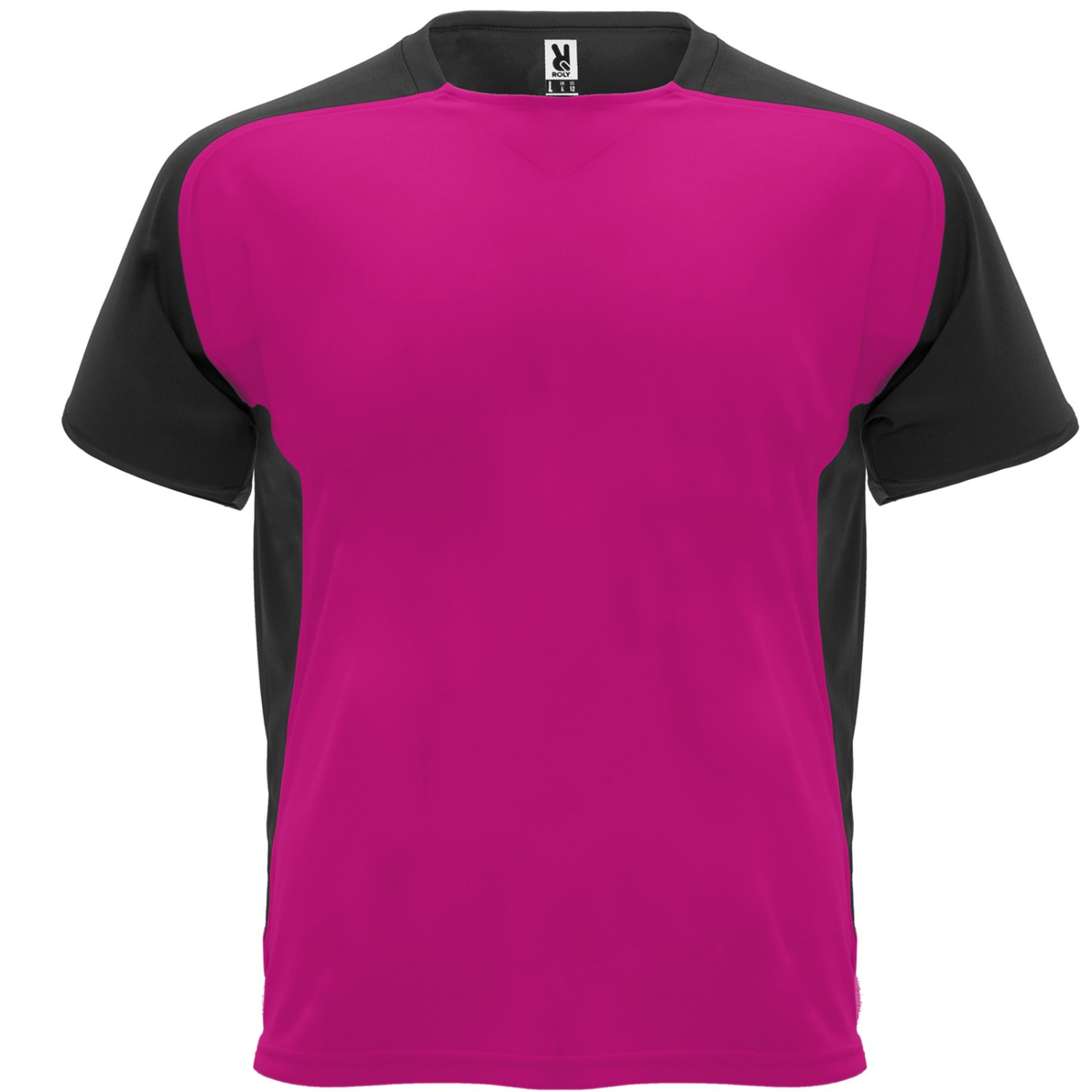 0. Foto Trikot Sportshirt BUGATTI Pink-Schwarz Größe XXL mit Druck