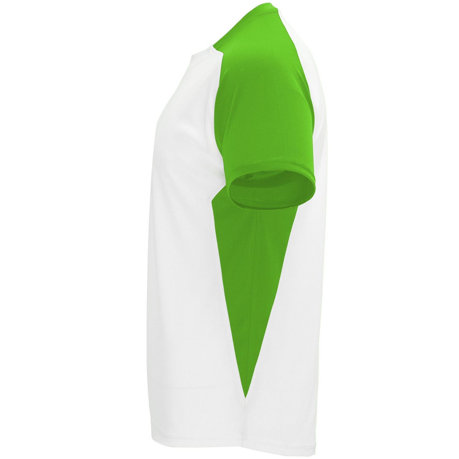 2. Foto Trikot Sportshirt BUGATTI Weiß-Grün Größe XL mit Druck