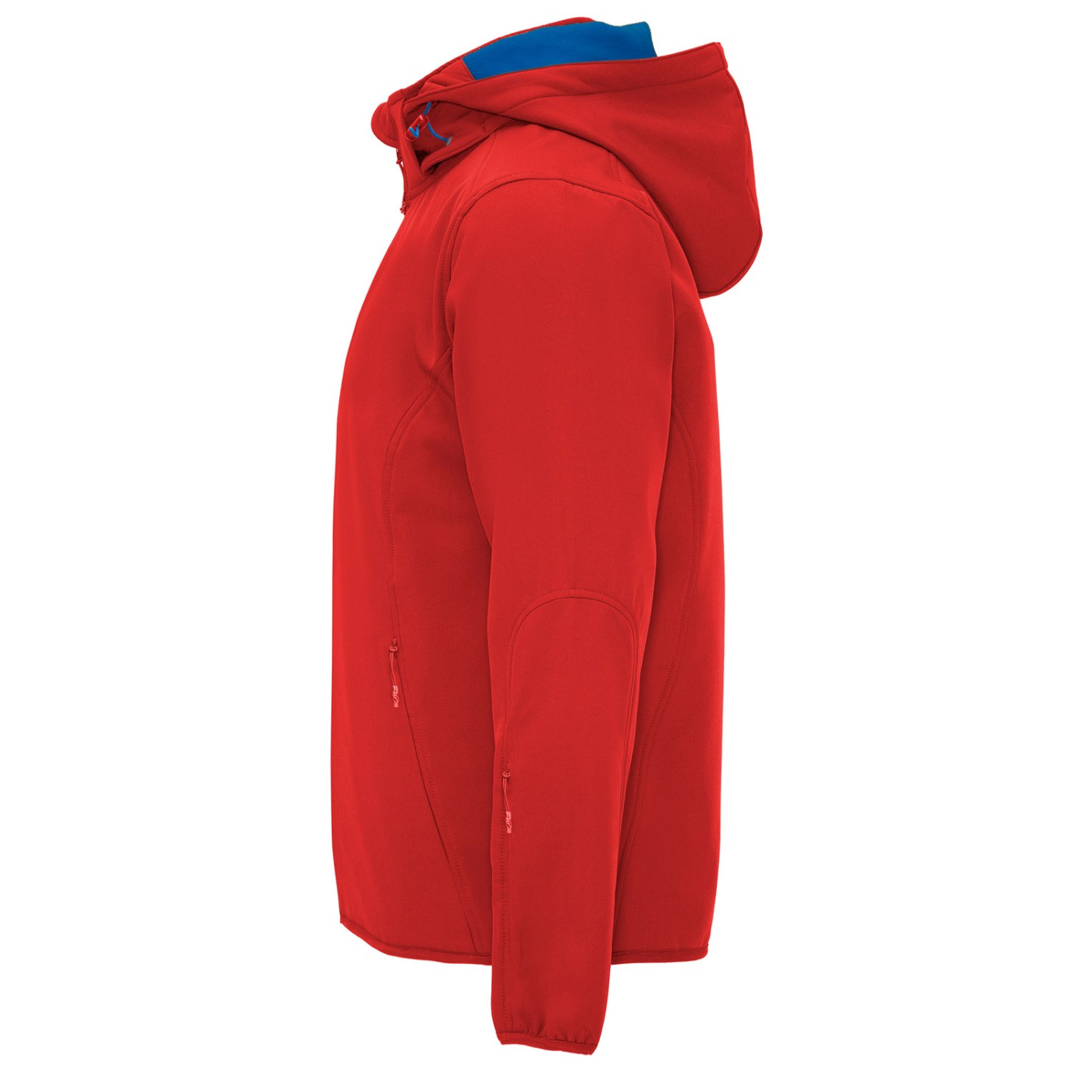 4. Foto Softshell Jacke Siberia Arbeitsjacke 2-lagig mit Kapuze (Farbe: rot Größe: XL)