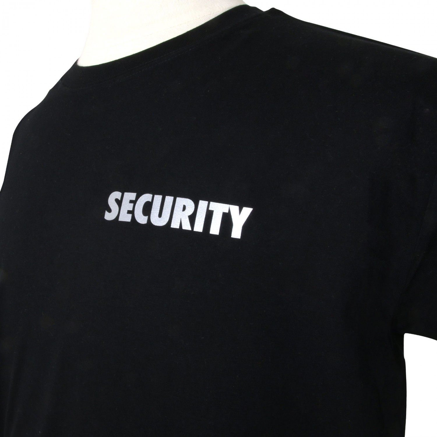 2. Foto T-Shirt mit Aufdruck Security schwarz XL
