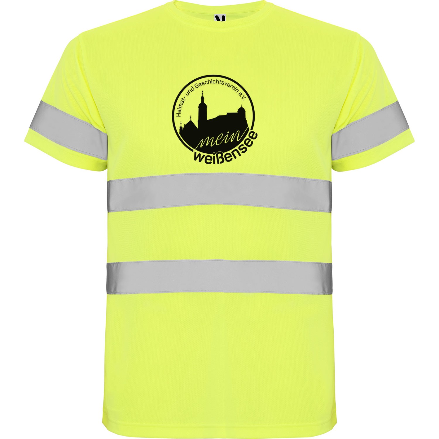4. Foto T-Shirt HI VIZ DELTA gelb Funktionsshirt reflektierend (Größe: M)