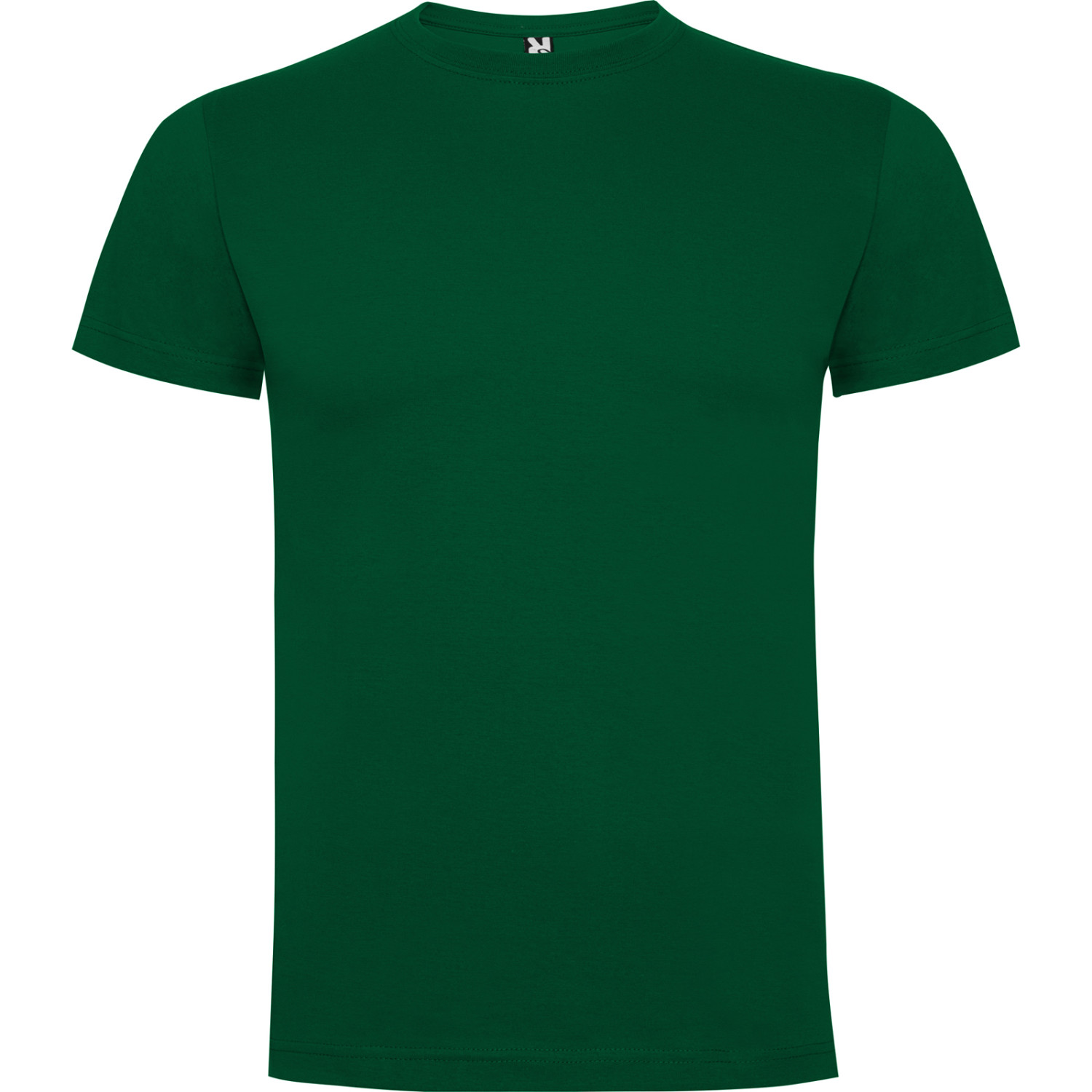 T-Shirt DOGO Premium Schwarz Größe L Roly Markenshirt Dunkelgrün