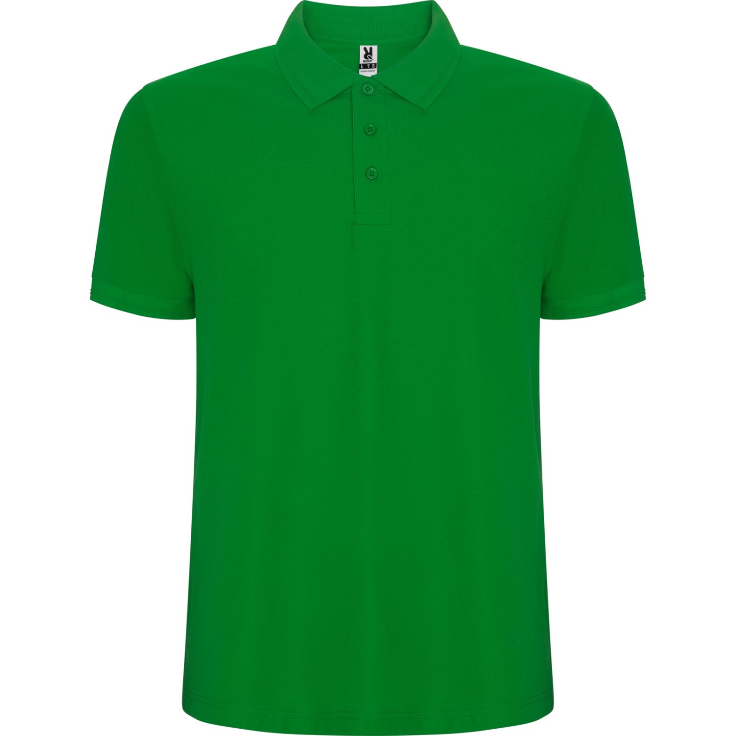 0. Foto Polo Shirt PEGASO Premium mit Logo Text Druck (Farbe: grün Größe: XXL)
