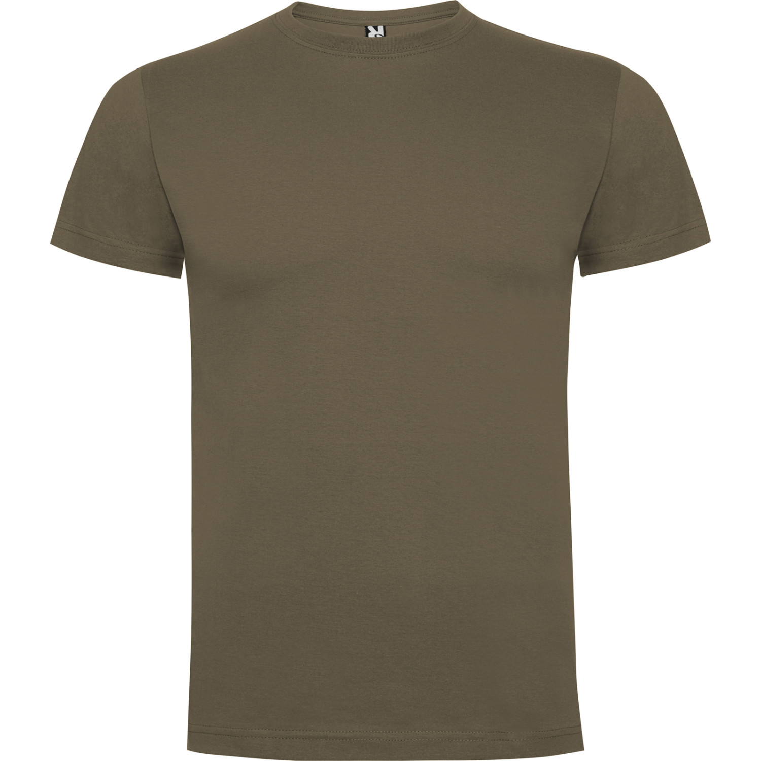 T-Shirt DOGO Premium Schwarz Größe L Roly Markenshirt Walnut