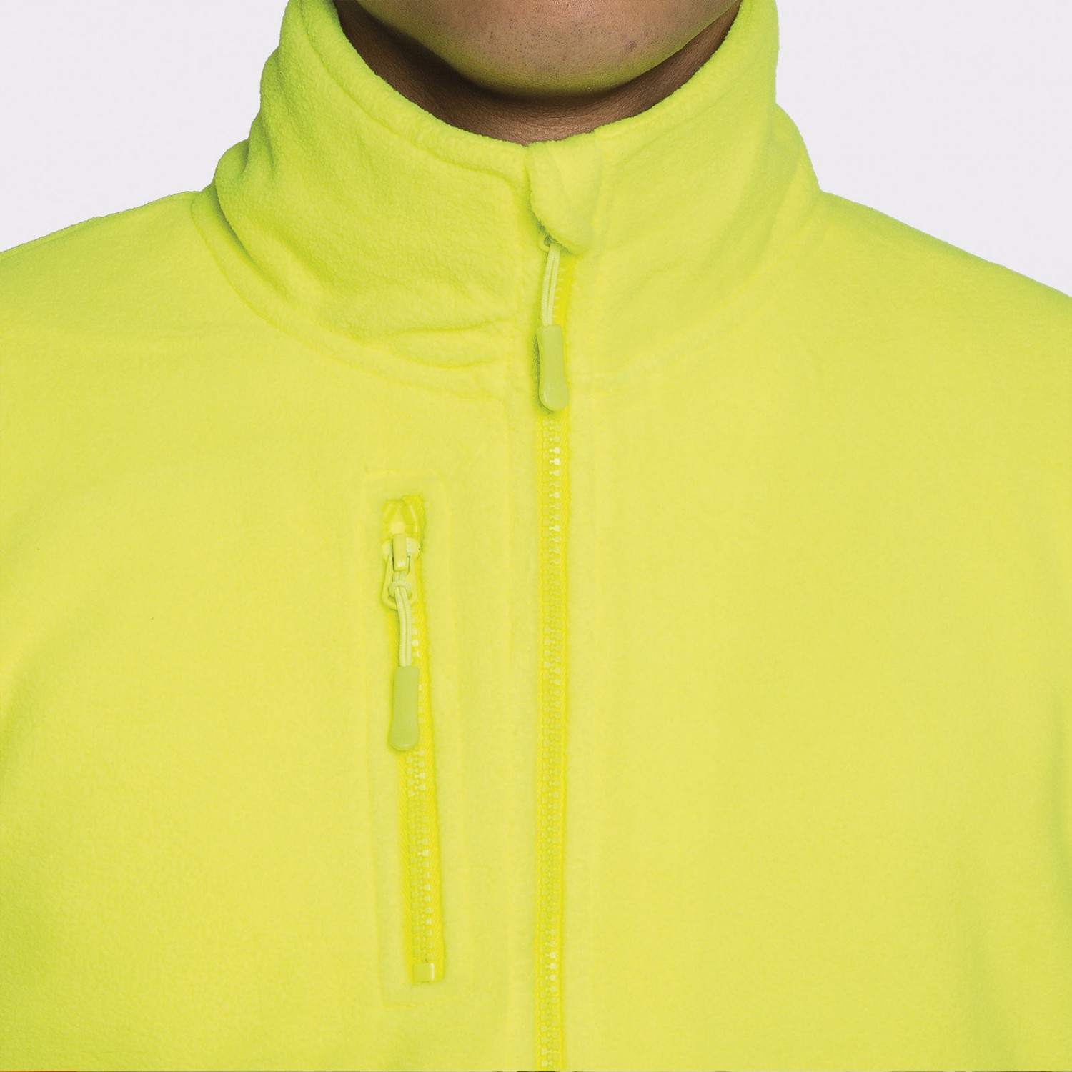 2. Foto Jacke Arbeitsjacke Fleecejacke Hi-Viz gelb reflektierend (Größe: XL)