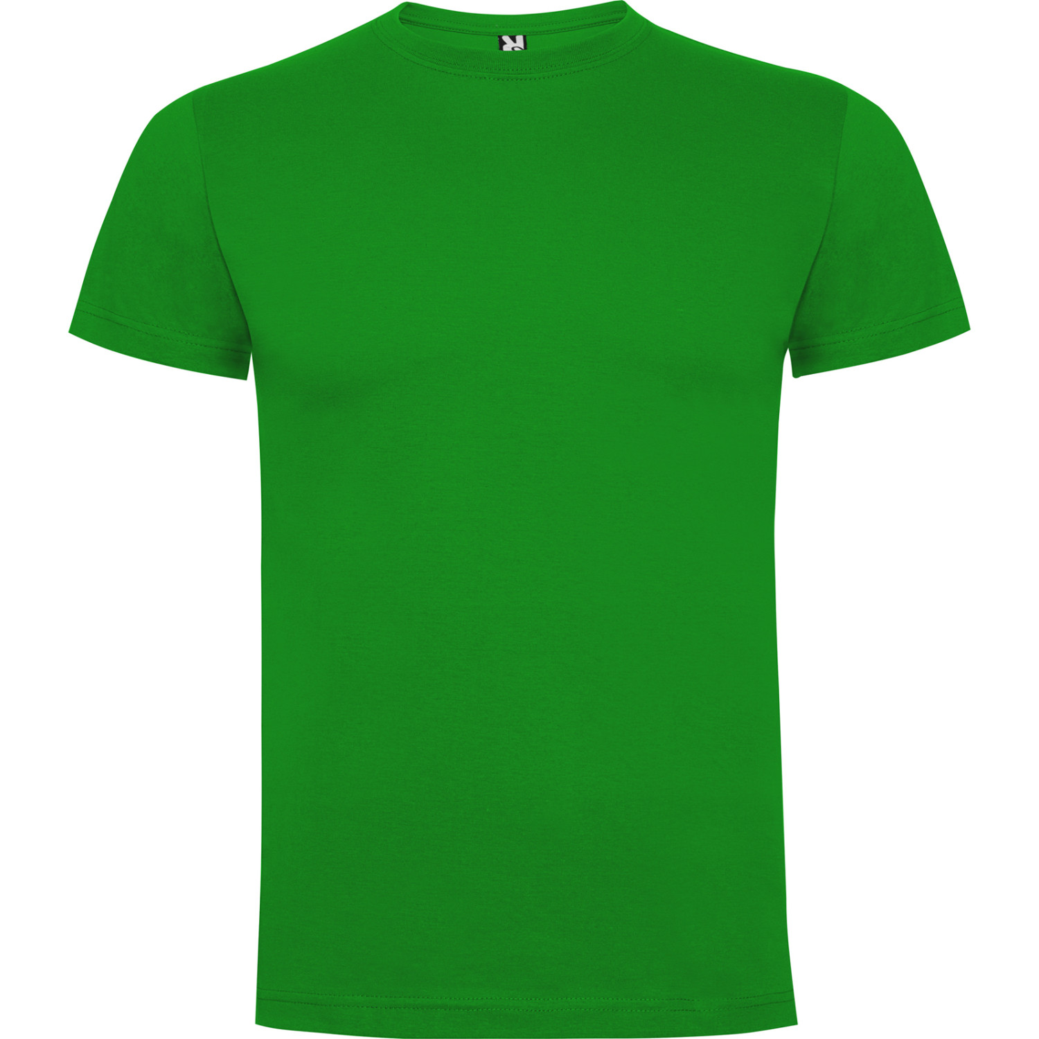 T-Shirt DOGO Premium Schwarz Größe L Roly Markenshirt Grasgrün