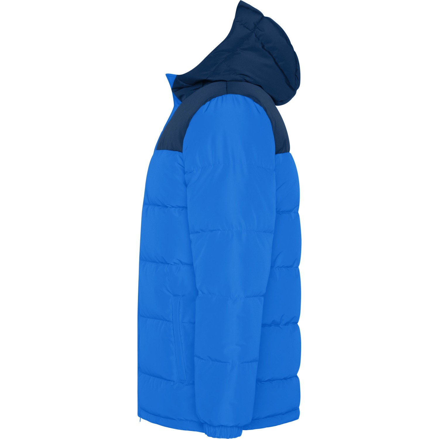 2. Foto Jacke TALLIN gepolsterte Winterjacke mit Druck (Farbe: Blau-Navyblau Größe: M)