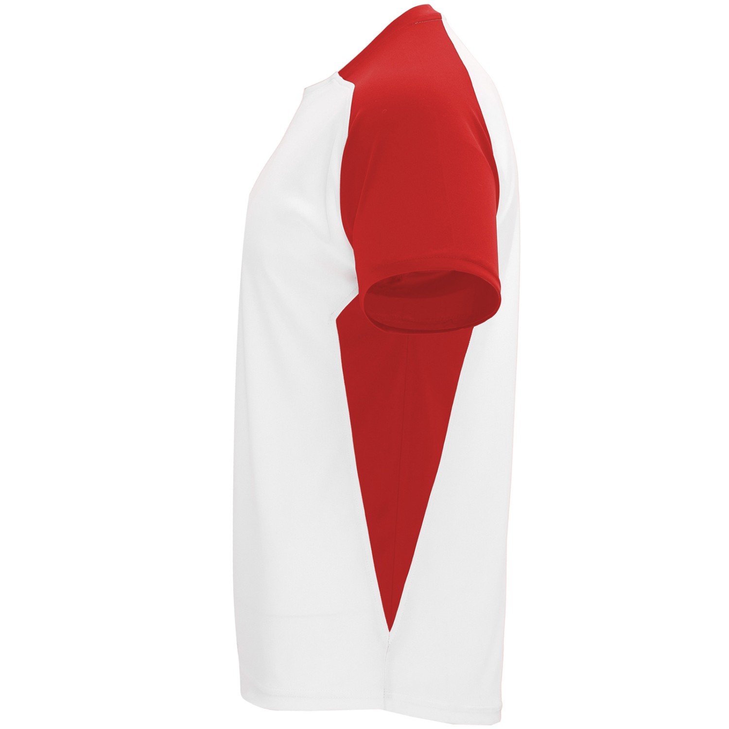 2. Foto Trikot Sportshirt BUGATTI Weiß-Rot 12 Jahre mit Druck