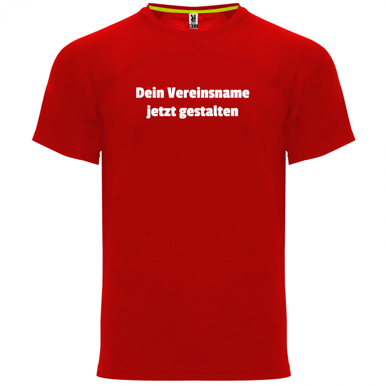 0. Foto Funktions-T-Shirt MONACO leicht für Beruf Sport Freizeit mit Druck (Farbe: rot Größe: XL)