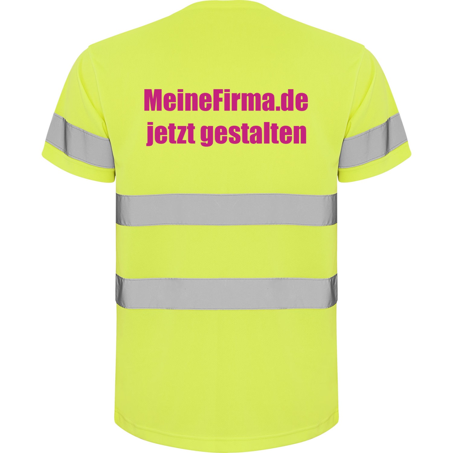 0. Foto T-Shirt HI VIZ DELTA gelb Funktionsshirt reflektierend (Größe: L)
