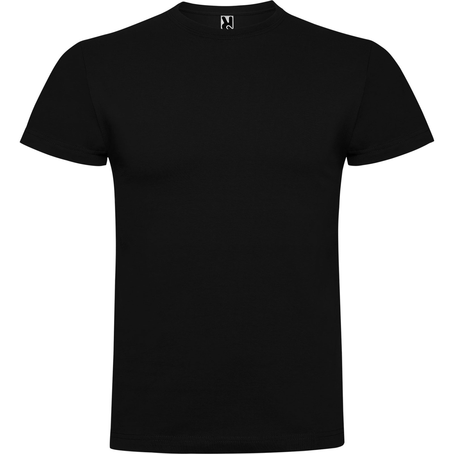 T-Shirt BRACO Weiß M Baumwolle mit Druck Werbung bedrucken Schwarz
