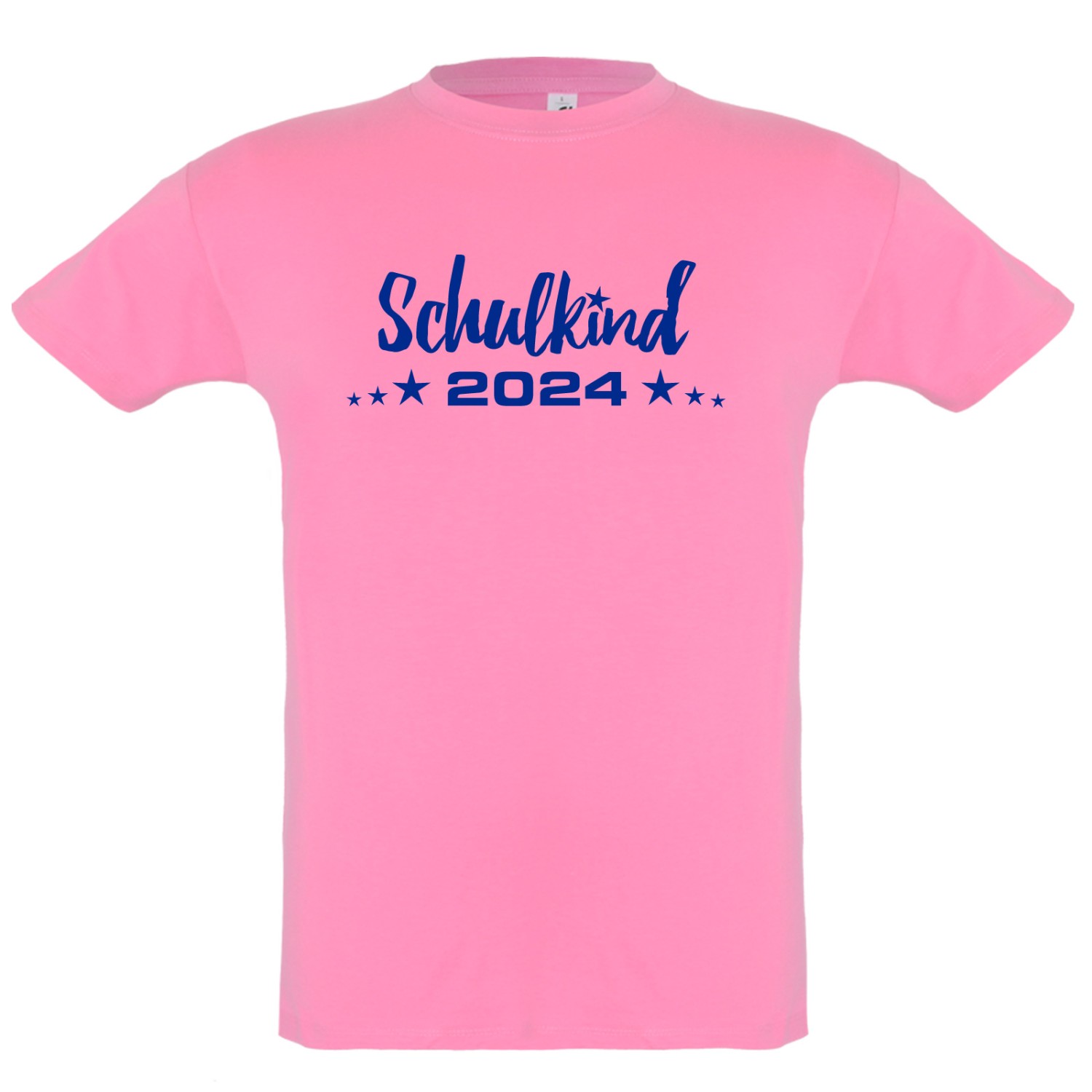 Schulkind 2024 T-Shirt Kinder Schulanfang Einschulung Geschenk (Farbe: limette Größe: 118/128) pink