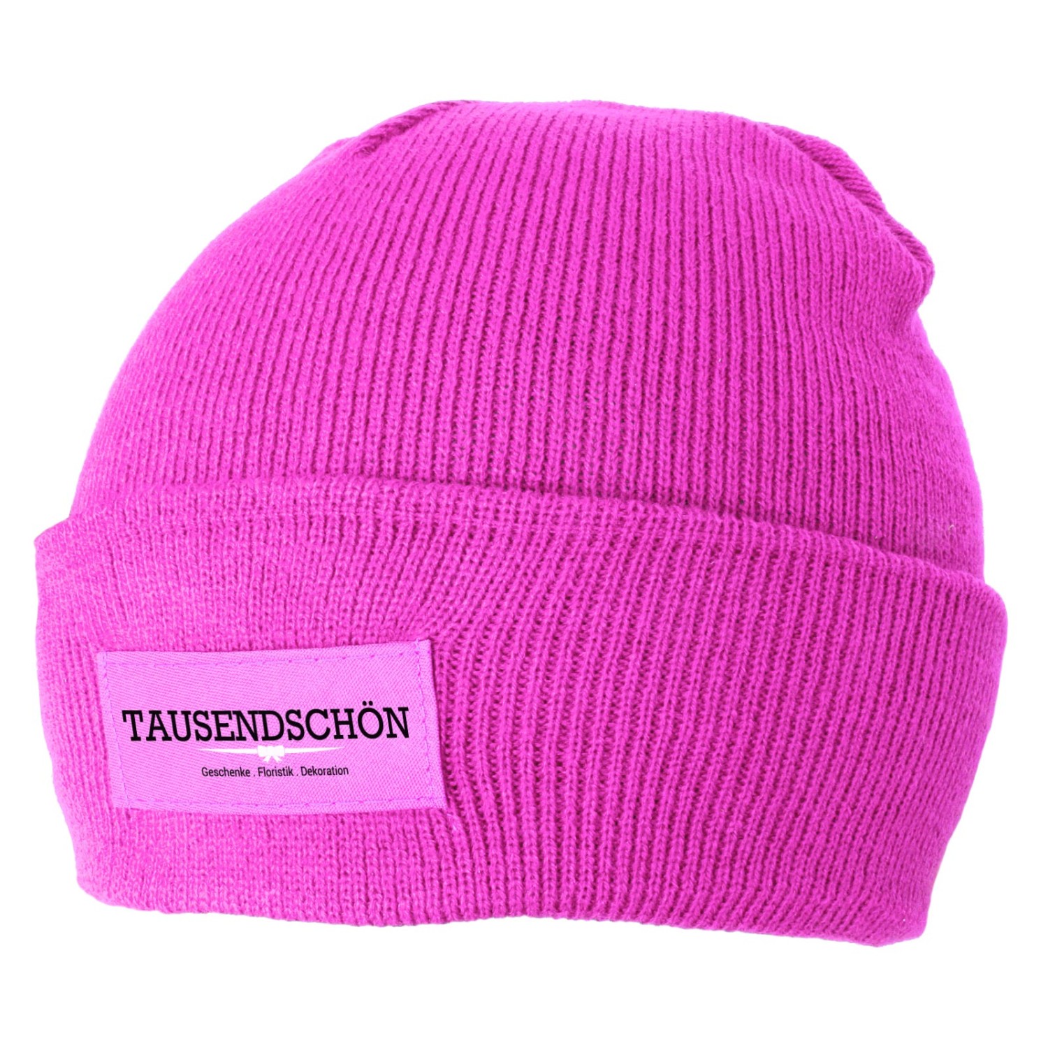 1. Foto Mütze HOLSEN Beanie Hut mit Druck (Farbe: pink)