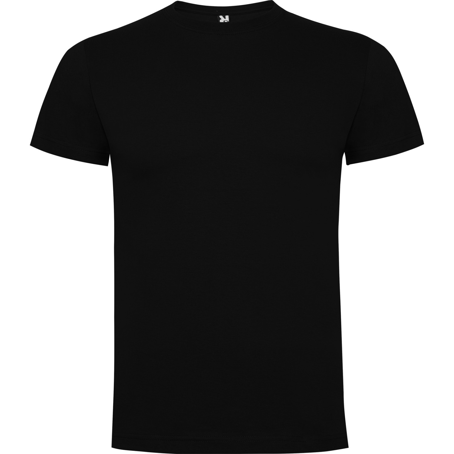 T-Shirt DOGO Premium Roly Markenshirt (Farbe: Hellgrau Größe: 3XL) Schwarz