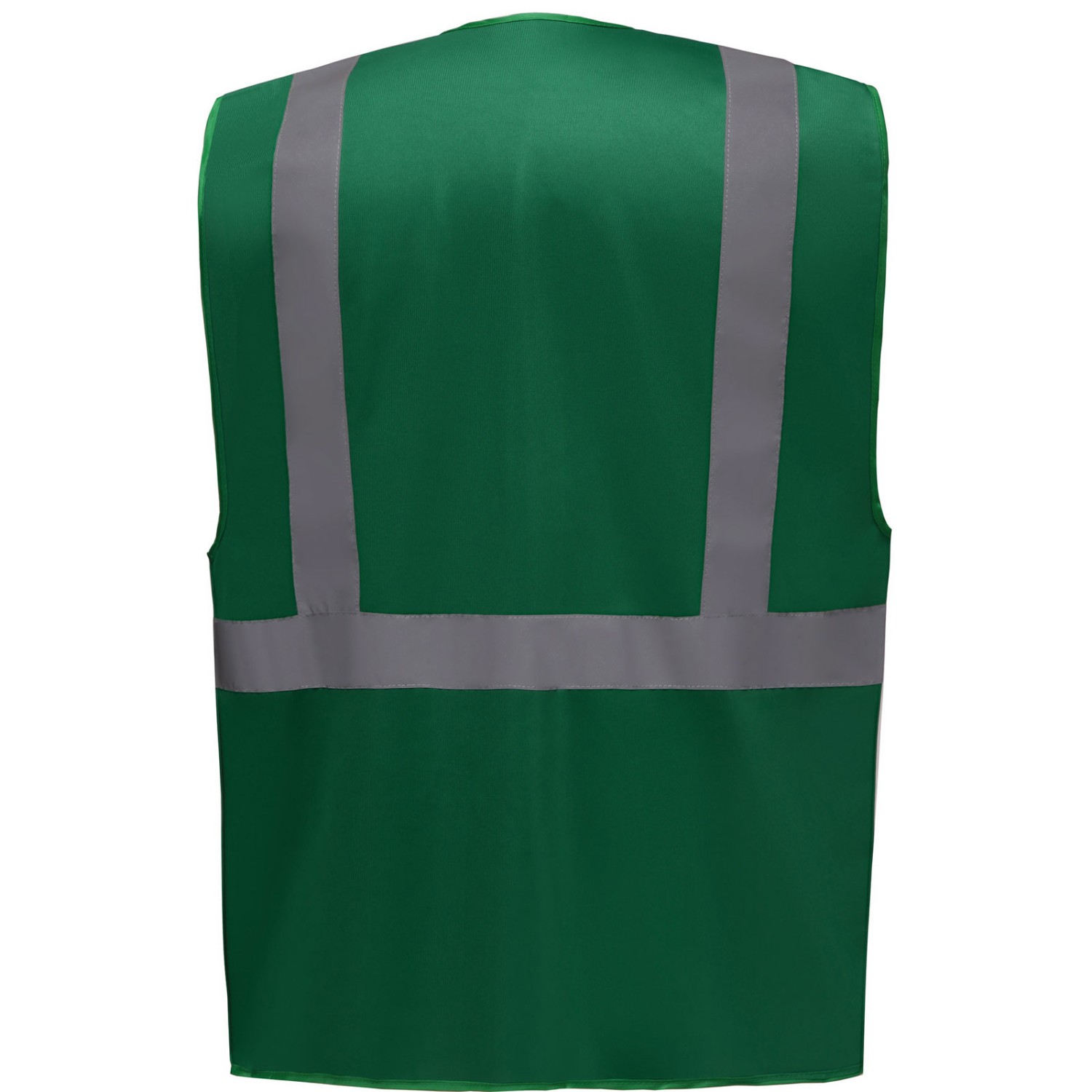 1. Foto Warnweste HVW801 Paramedic Grün M mit Taschen Druck Logo und Text