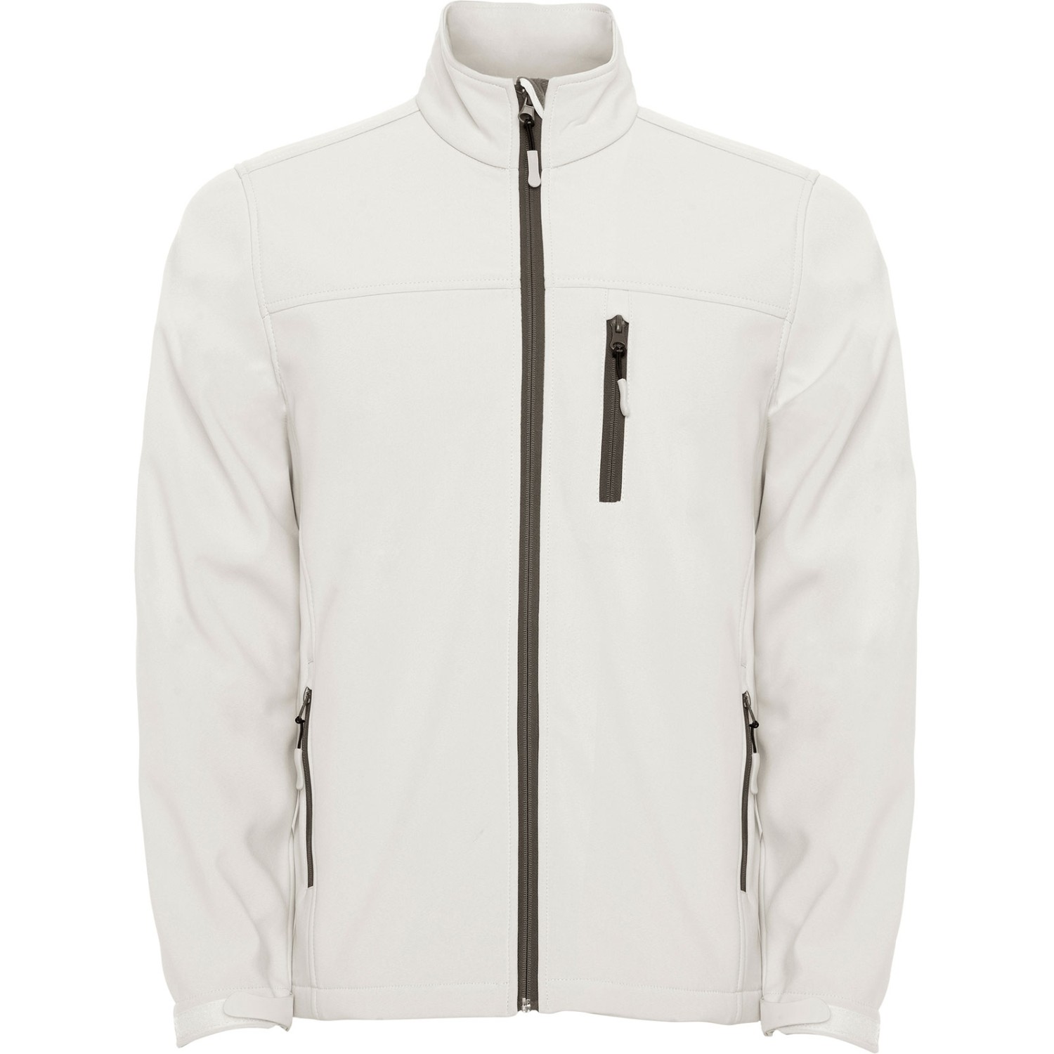 0. Foto Softshell Jacke ANTARTIDA Weiß M Arbeitsjacke mit Logo Werbung bedrucken