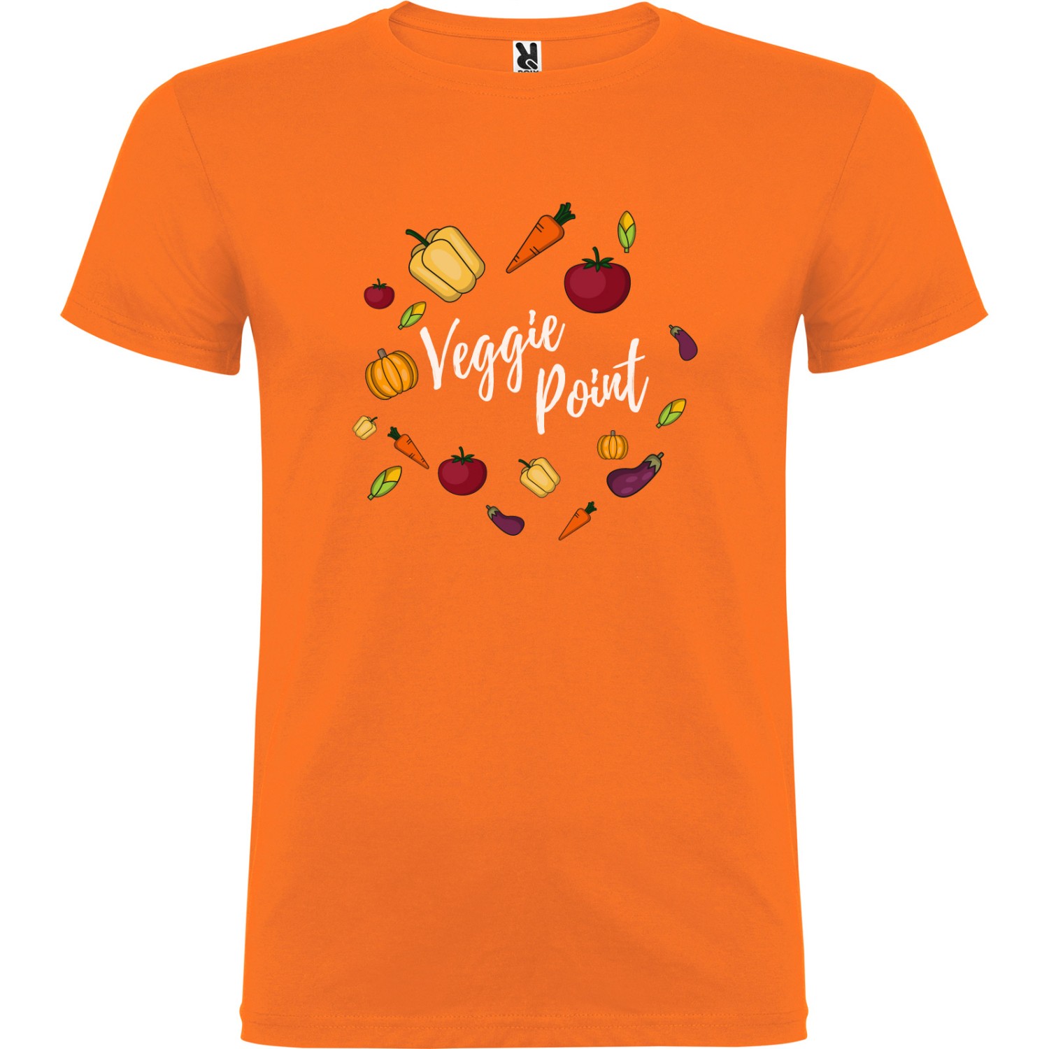 3. Foto T-Shirt BEAGLE Kurzarm Rundhals mit Druck (Farbe: orange Größe: XL)