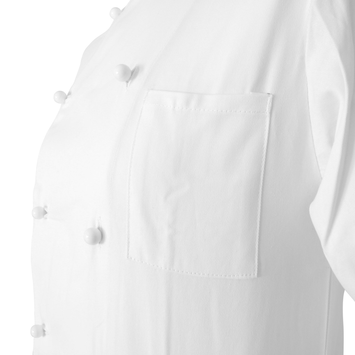 2. Foto Kochjacke PURE Karlowsky weiß Größe M mit Wunschdruck