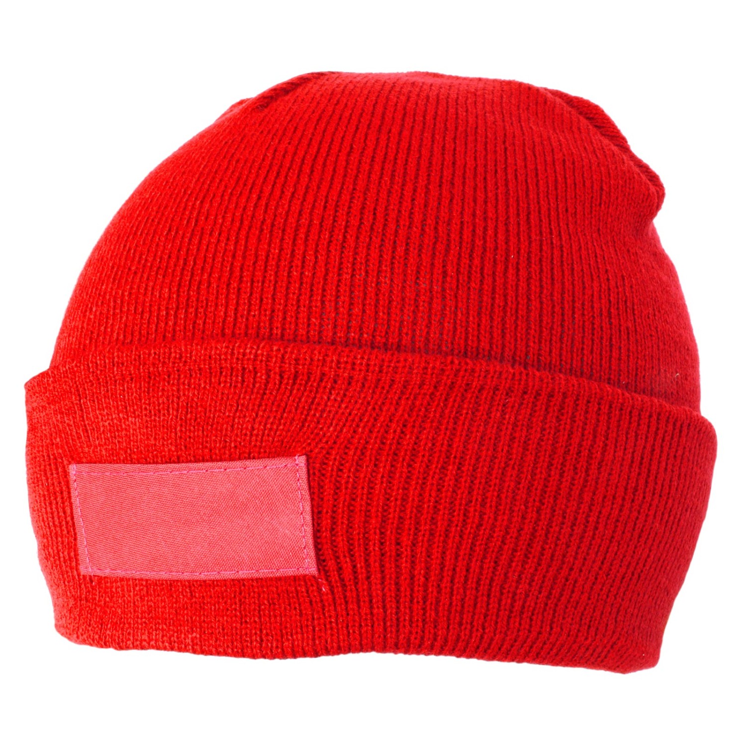 0. Foto Mütze HOLSEN Beanie Hut mit Druck (Farbe: rot)