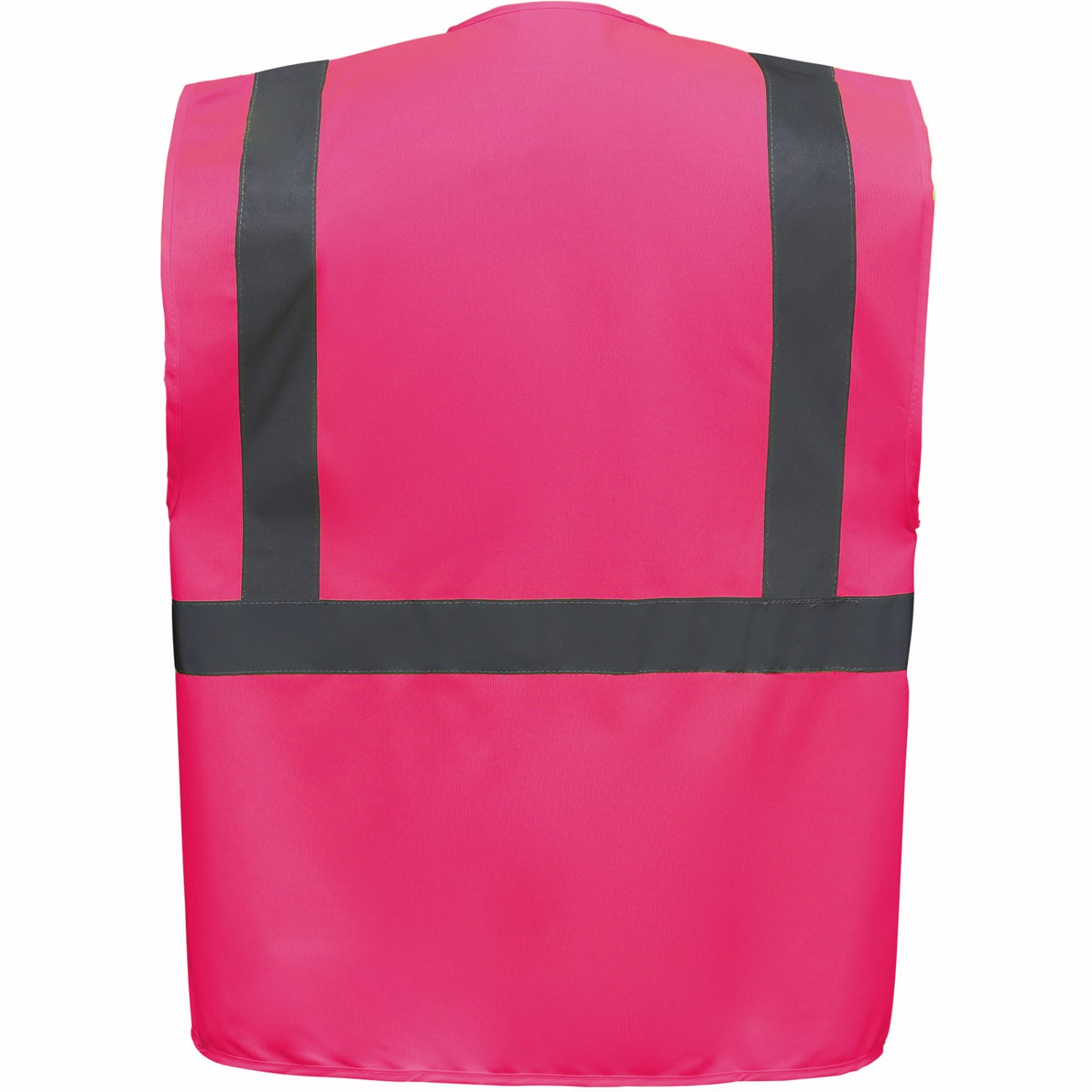 1. Foto Warnweste HVW801 PINK Größe XXL mit Taschen und Reißverschluss