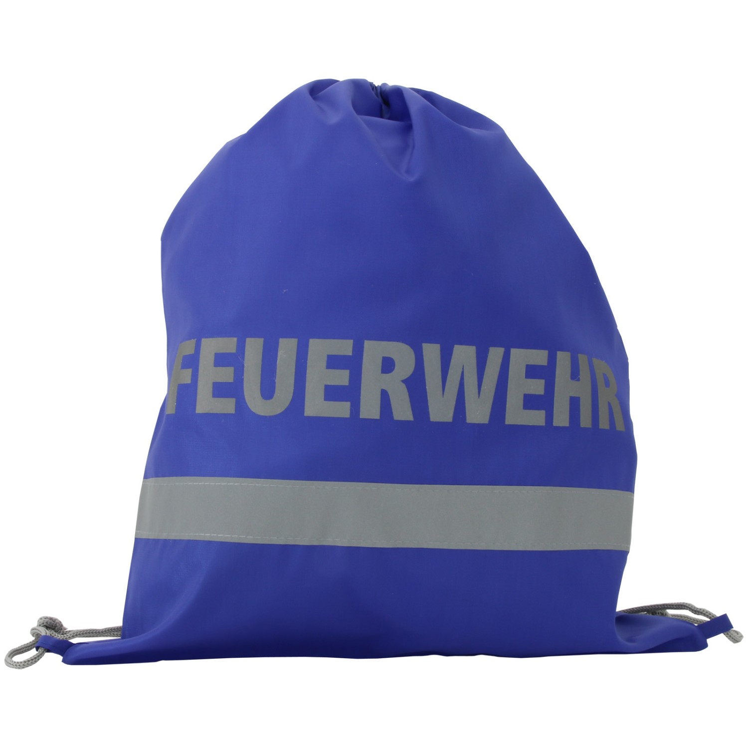 2. Foto Gymbag Rucksack Feuerwehr Turnbeutel Tasche blau reflektierend