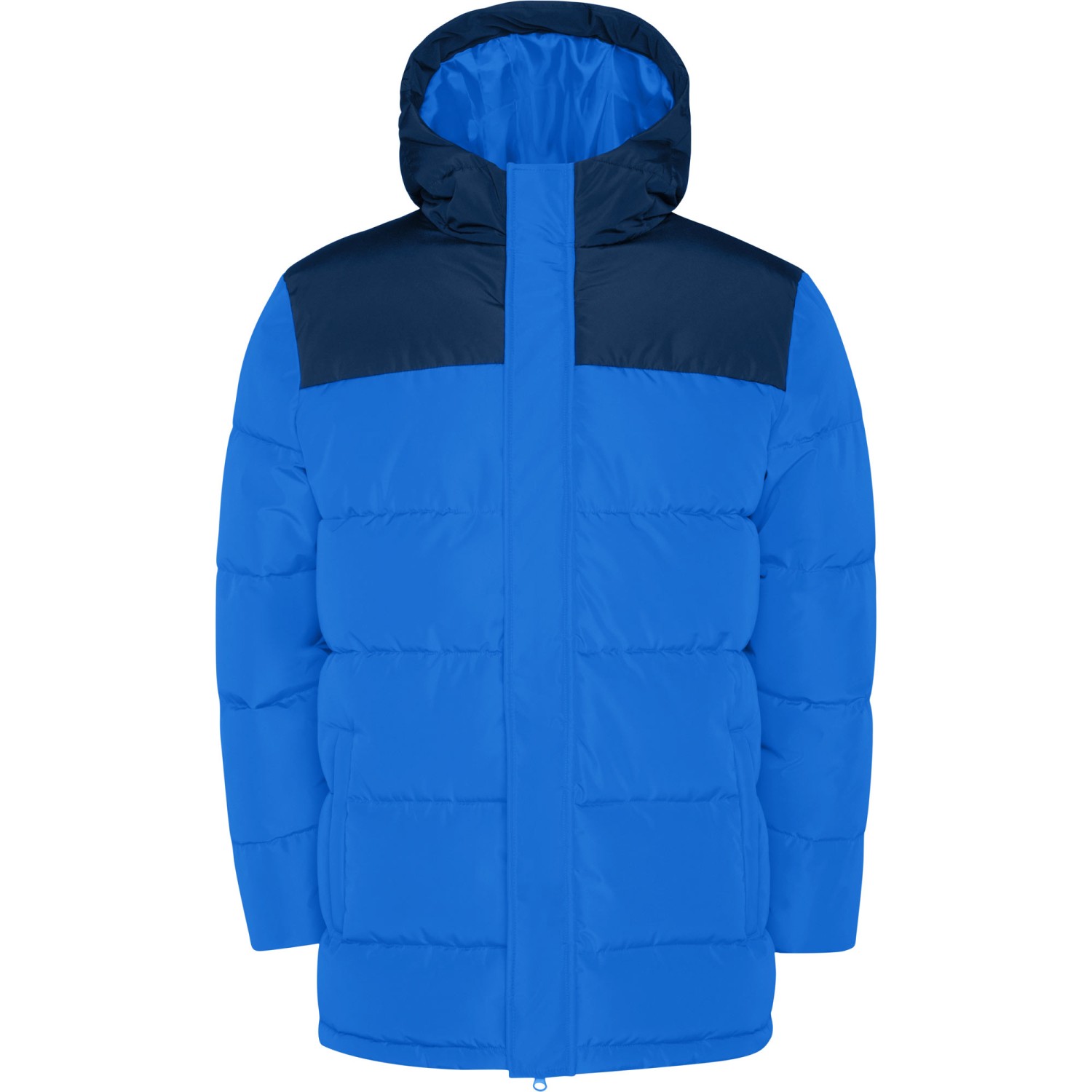 Jacke TALLIN gepolsterte Winterjacke mit Druck (Farbe: Gelb-Schwarz Größe: L) Blau-Navyblau