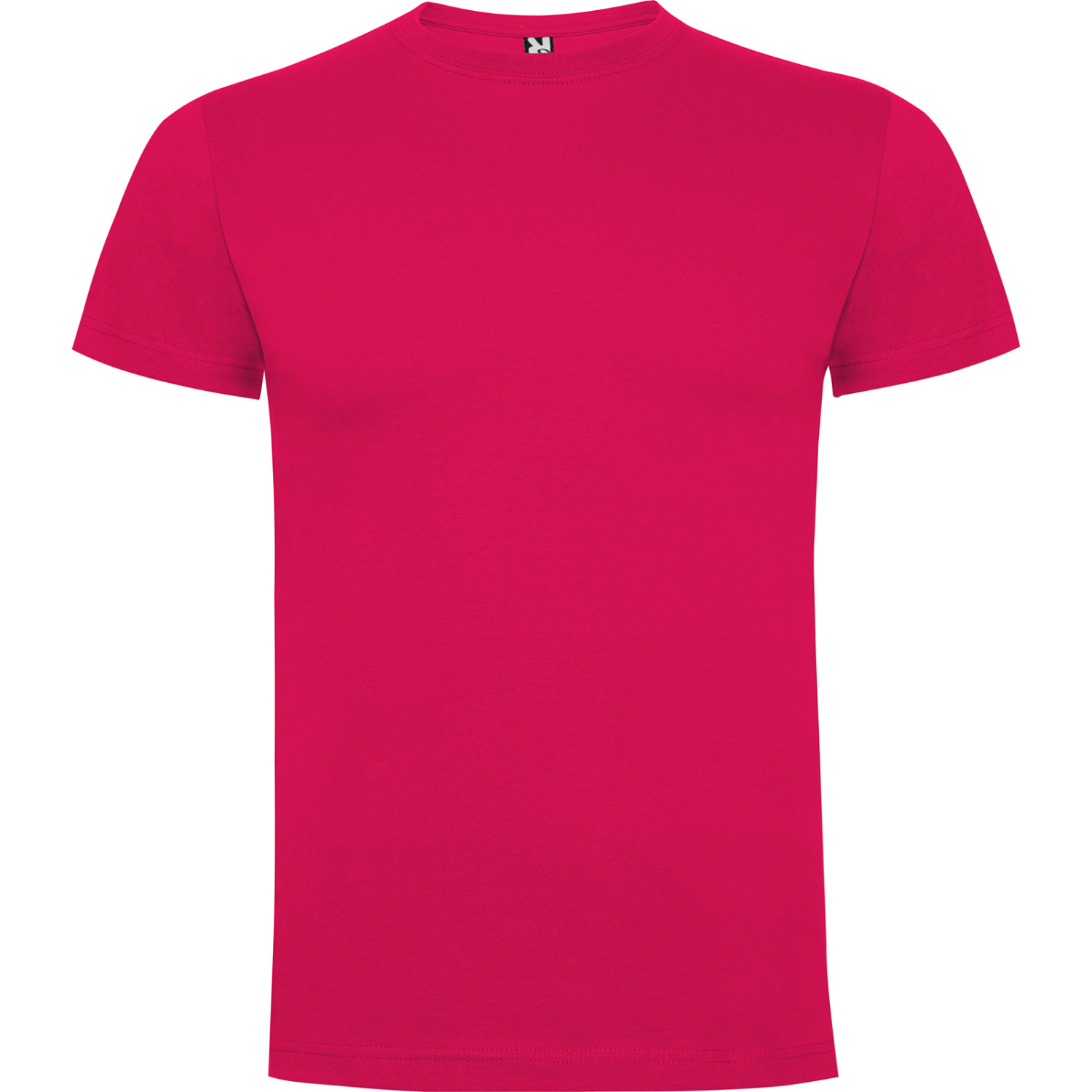 T-Shirt DOGO Premium Schwarz Größe L Roly Markenshirt Pink