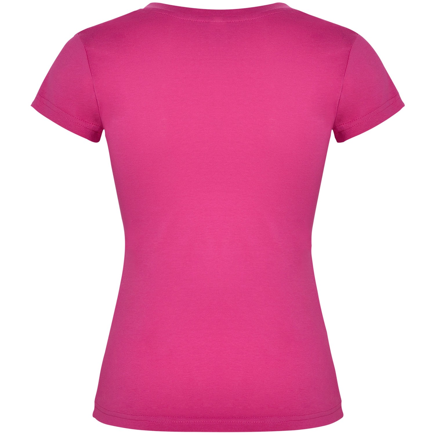 1. Foto Shirt VICTORIA V-Ausschnitt Ladies mit Druck (Farbe: Pink Größe: S)