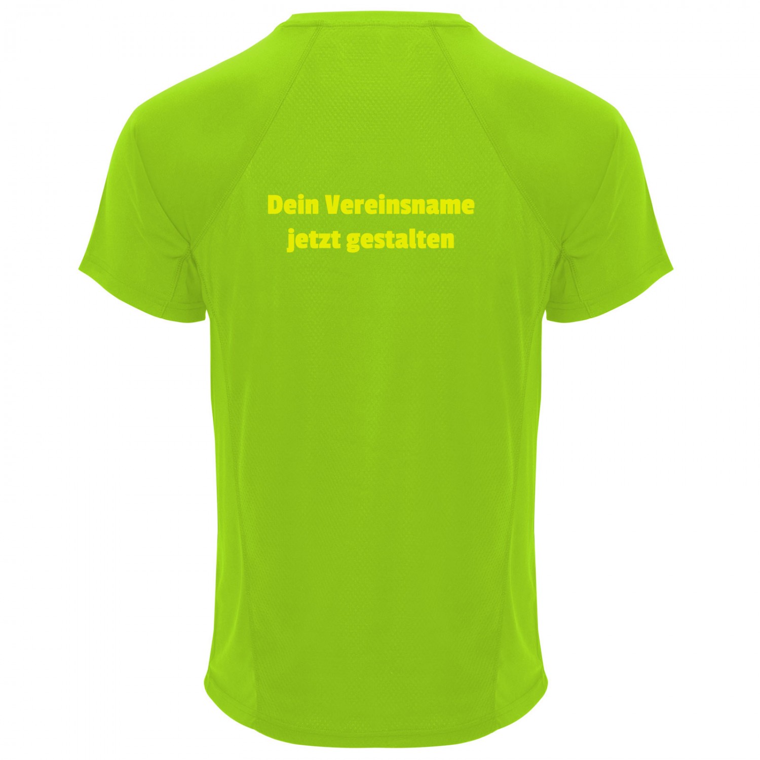 1. Foto Funktions-T-Shirt MONACO leicht für Beruf Sport Freizeit mit Druck (Farbe: hellgrün Größe: L)
